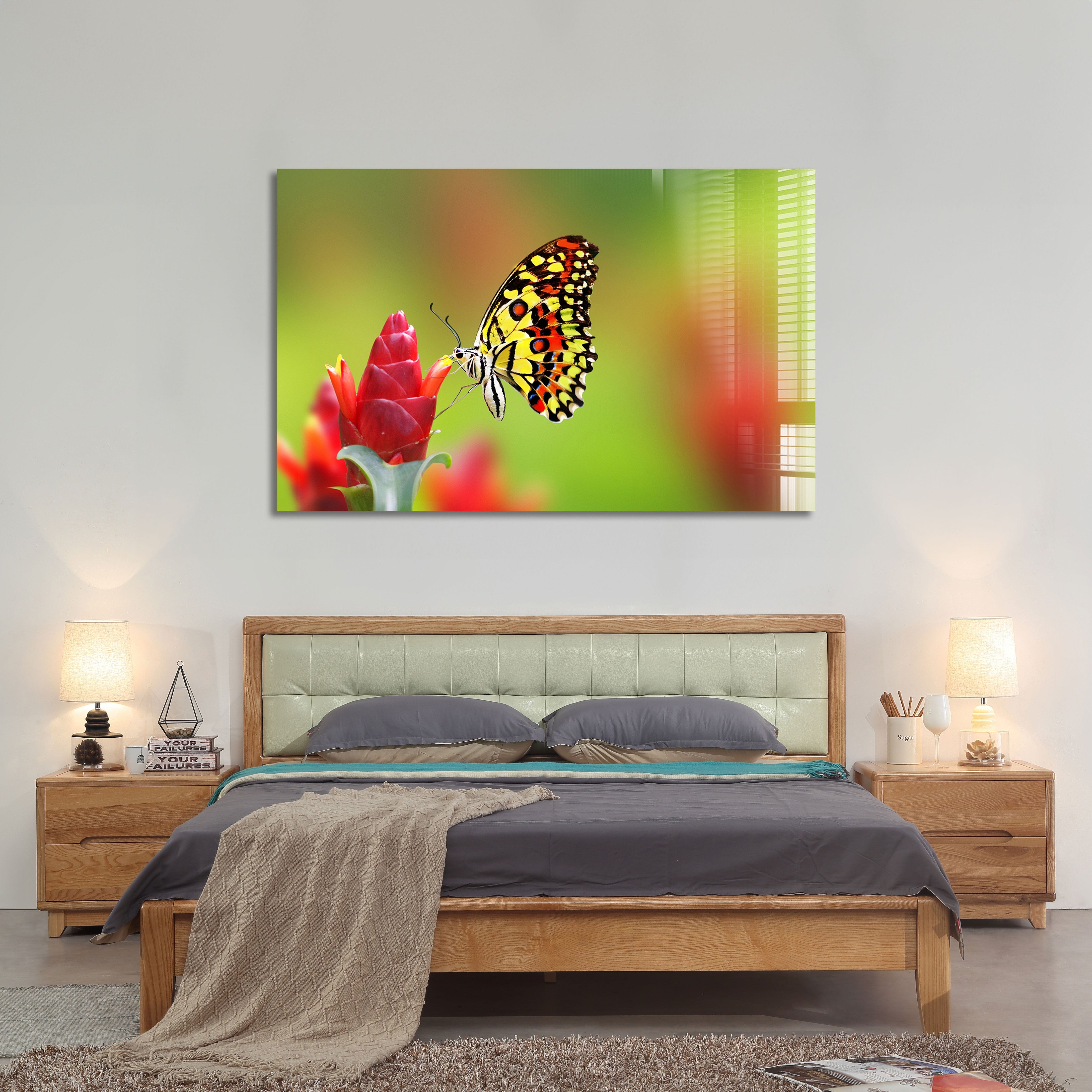 Artronauts Glass Print Lovely Butterfly