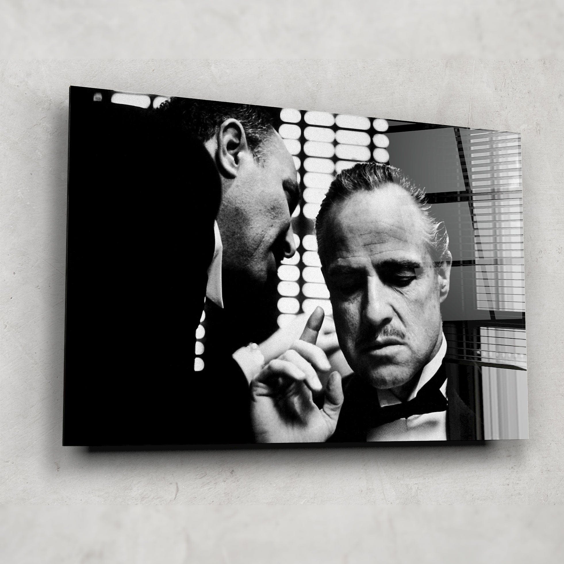 Artronauts Glass Print The Godfather