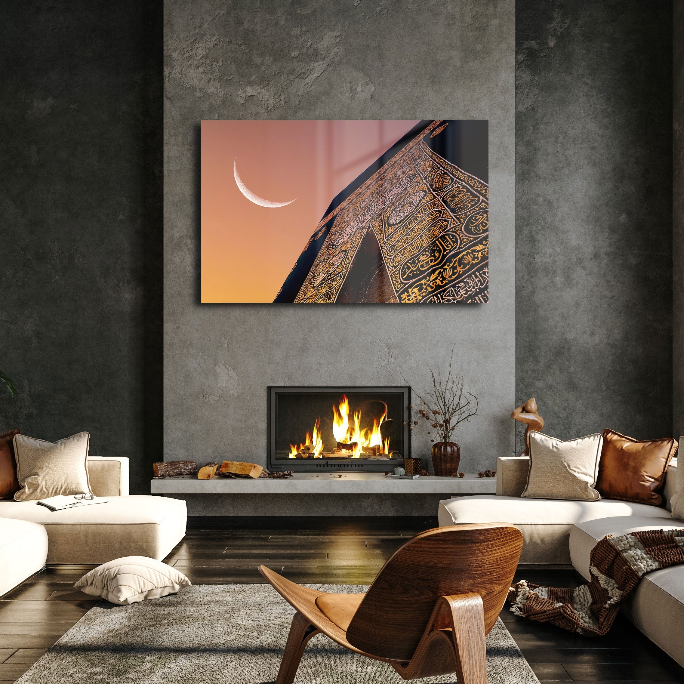 Artronauts Glass Print The Door of Kaaba