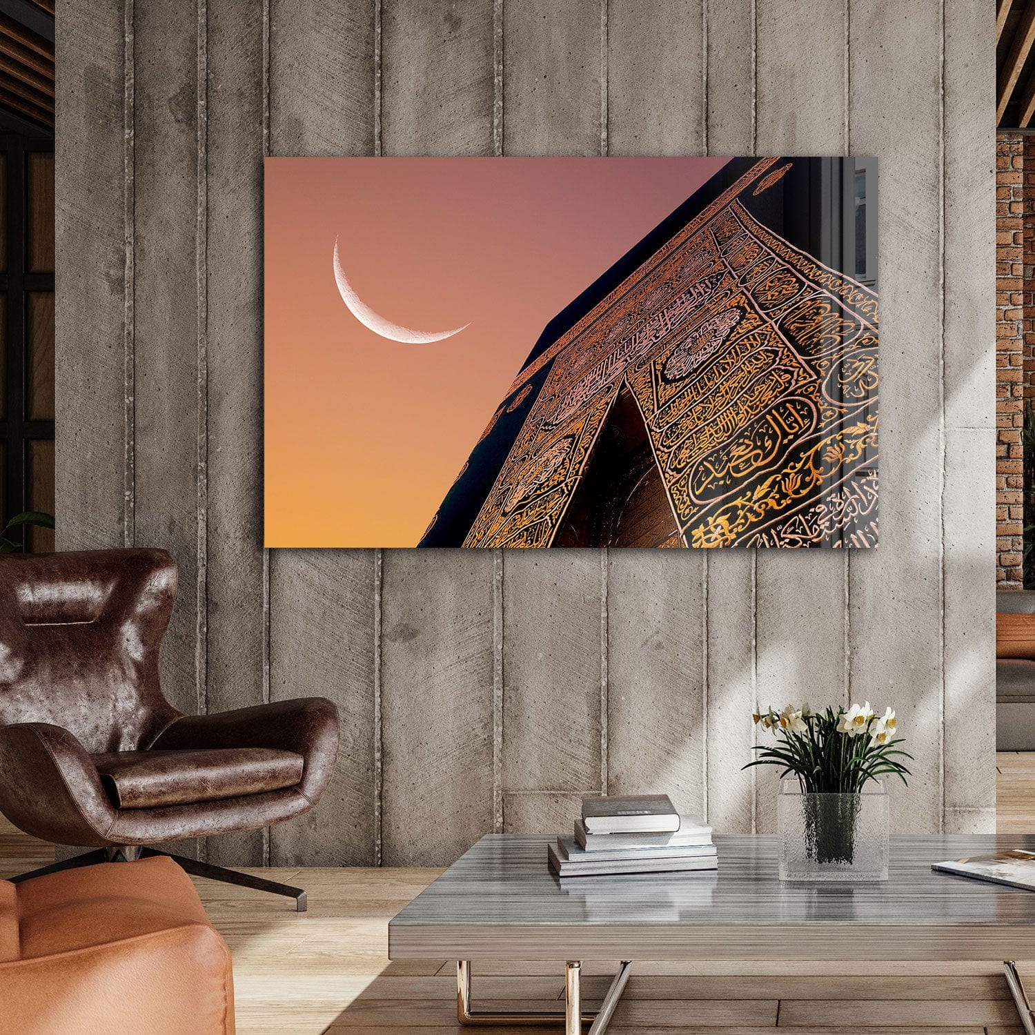 Artronauts Glass Print The Door of Kaaba