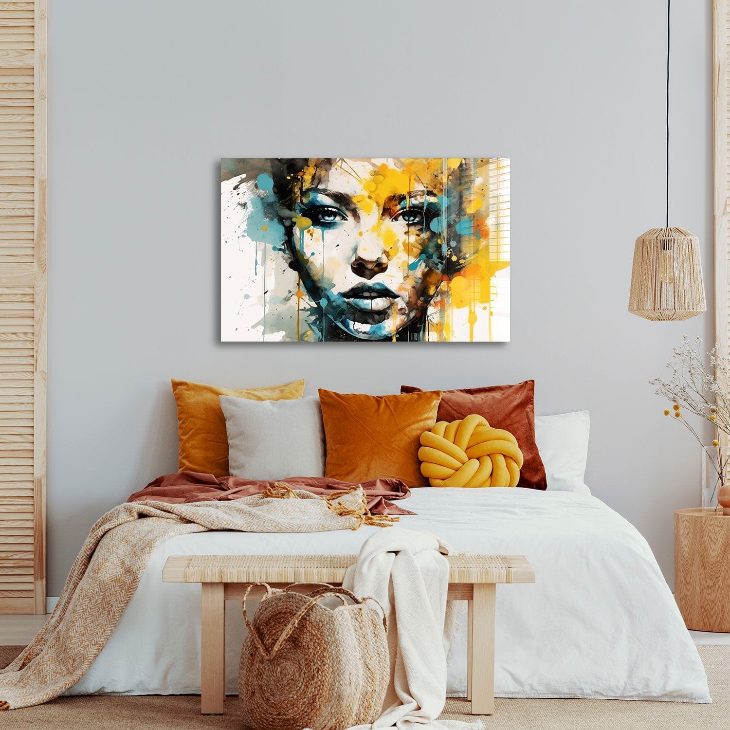 Artronauts Glass Print Illustration Girl