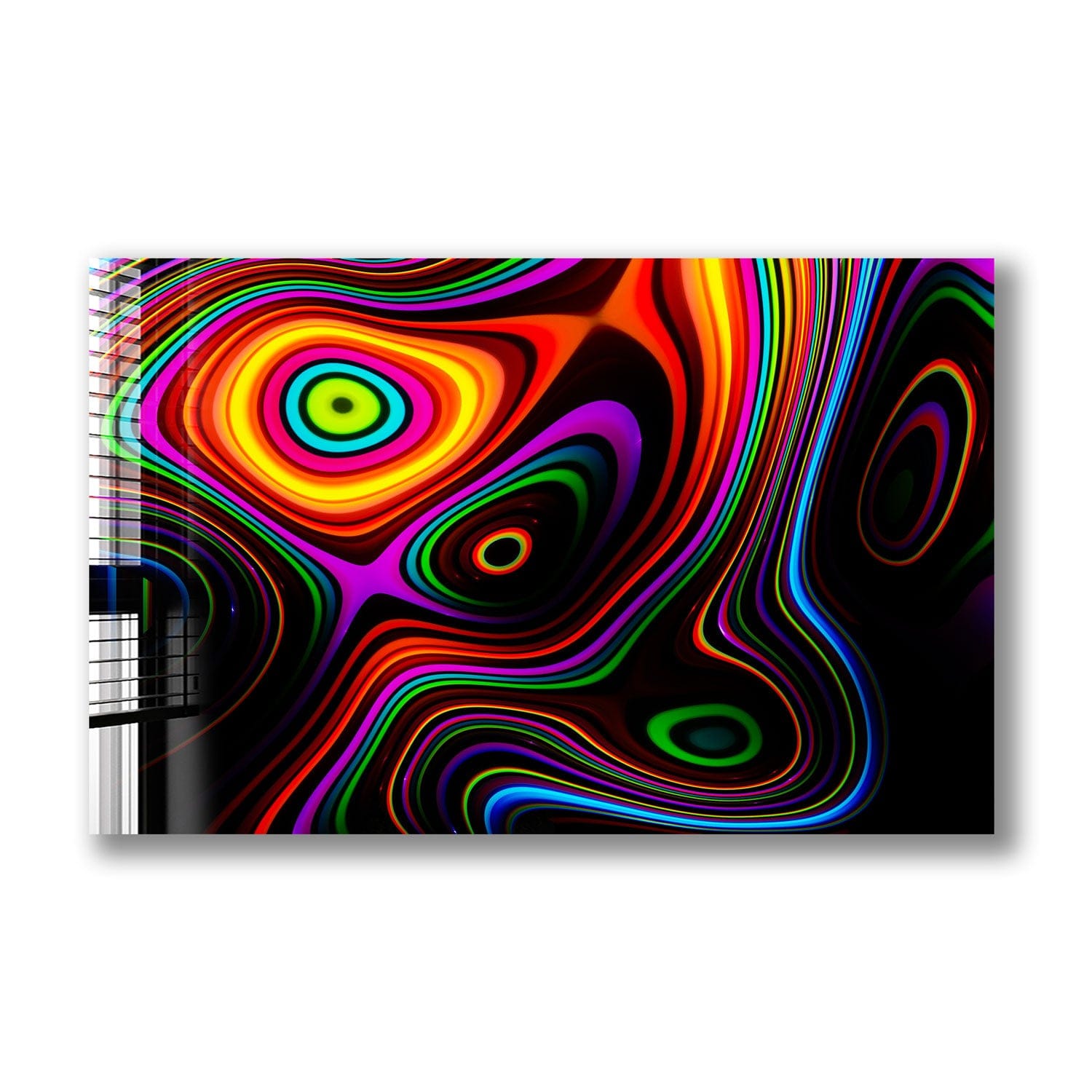 Artronauts Glass Print Colourful Layers