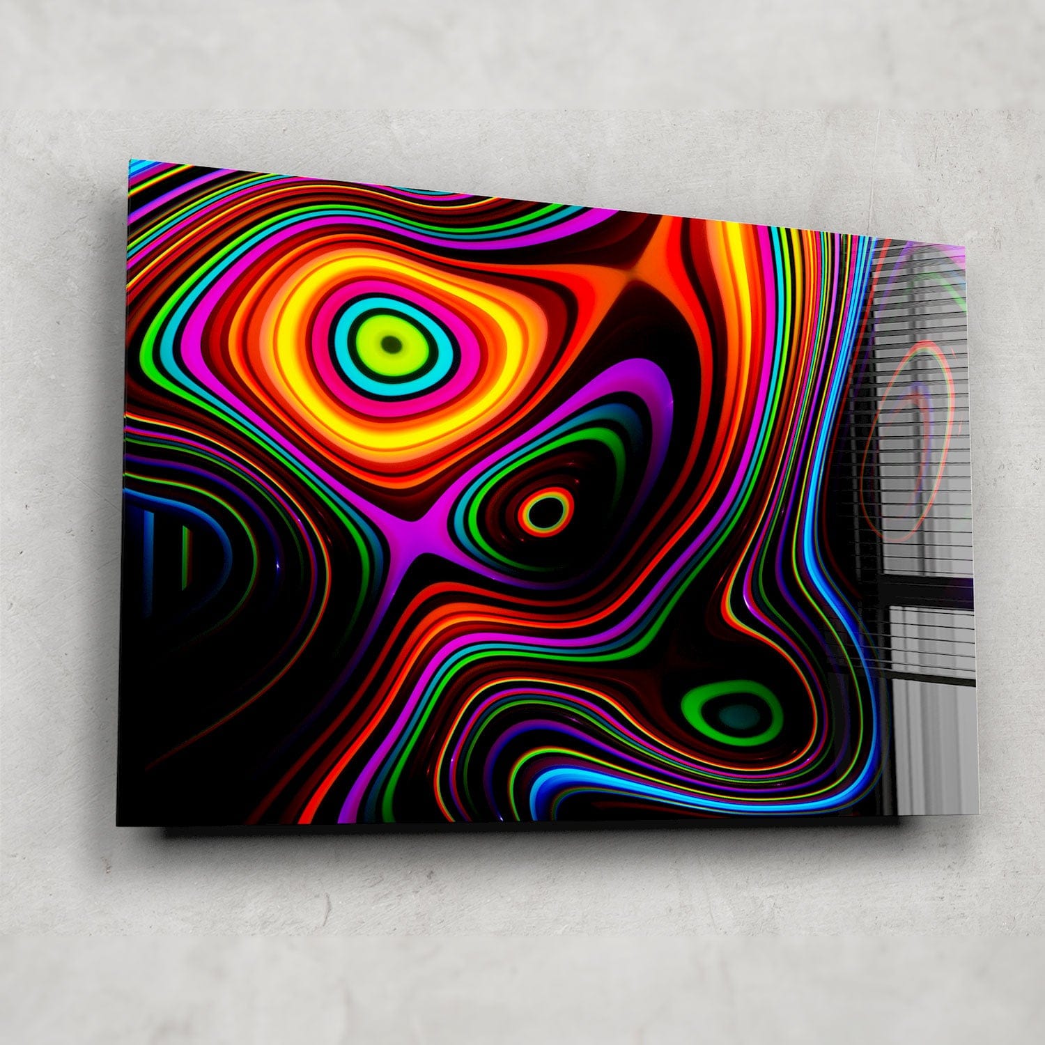Artronauts Glass Print Colourful Layers