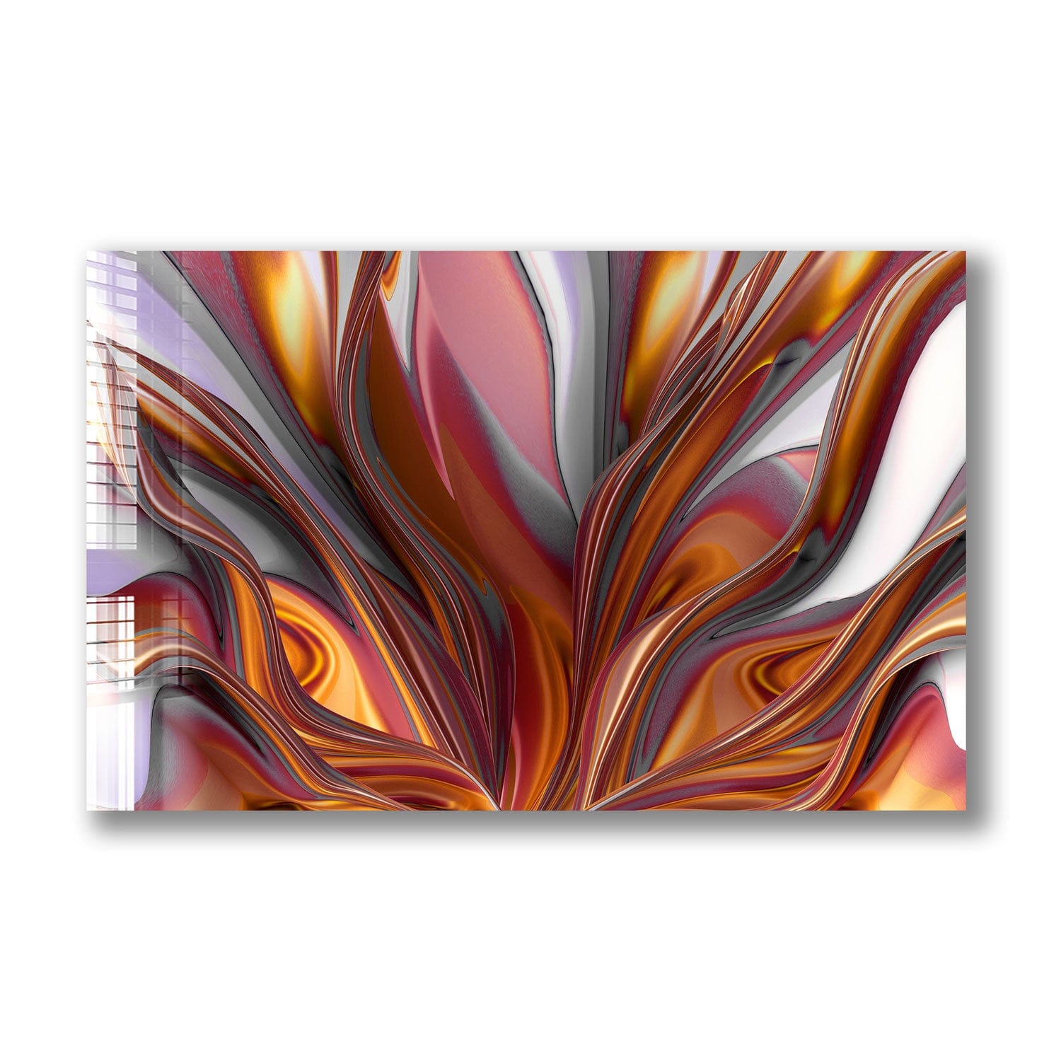 Artronauts Glass Print Abstract Roots