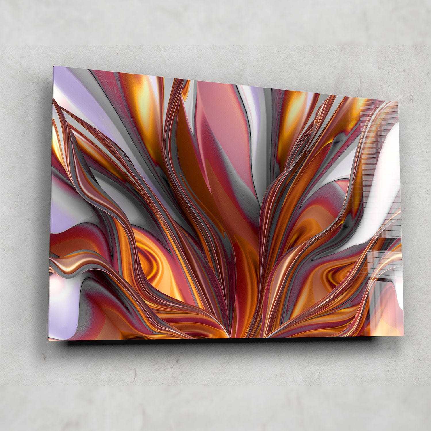 Artronauts Glass Print Abstract Roots
