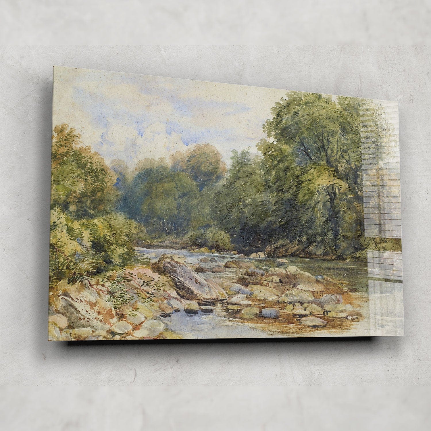 Artronauts Glass Print Riverside