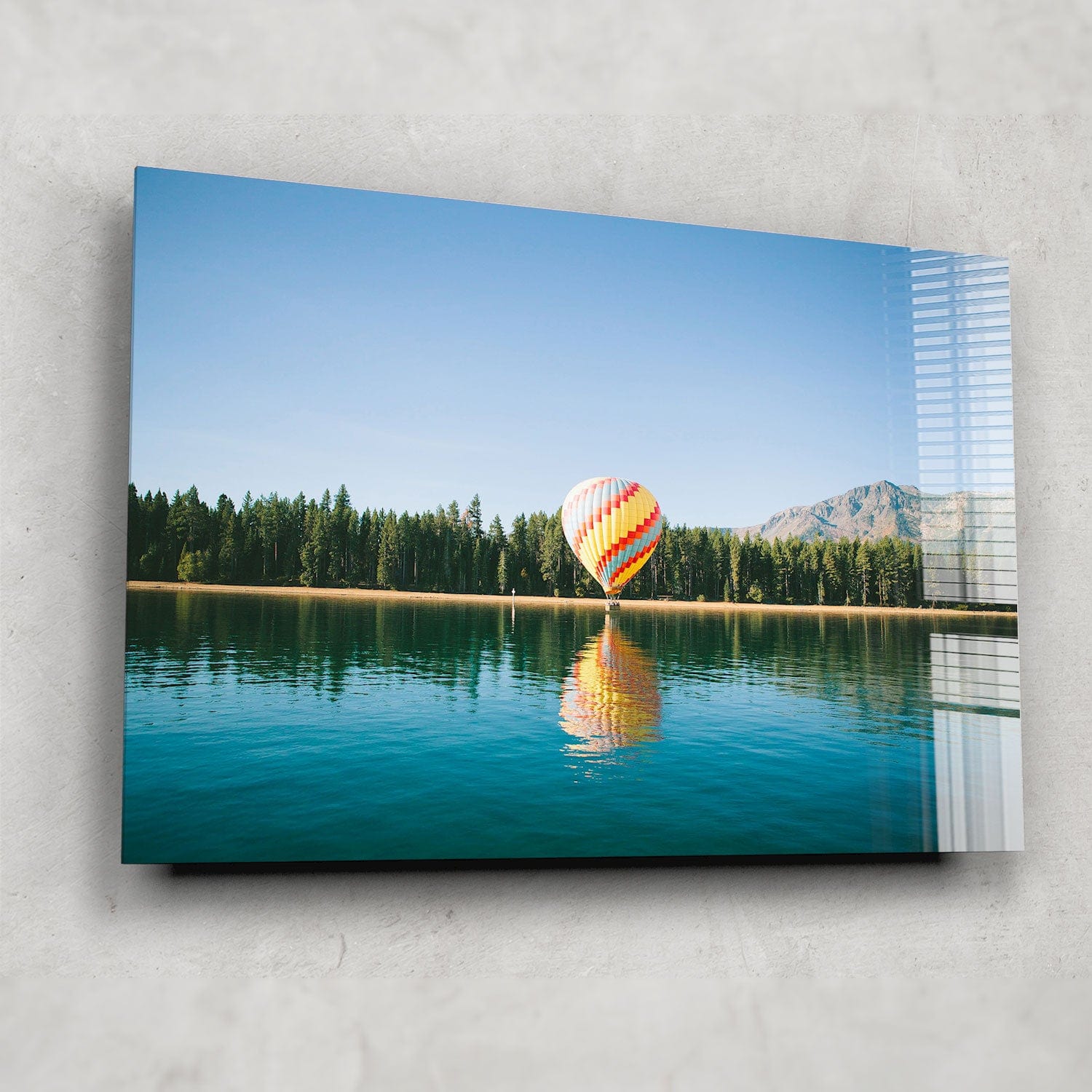 Artronauts Glass Print Balloon in River