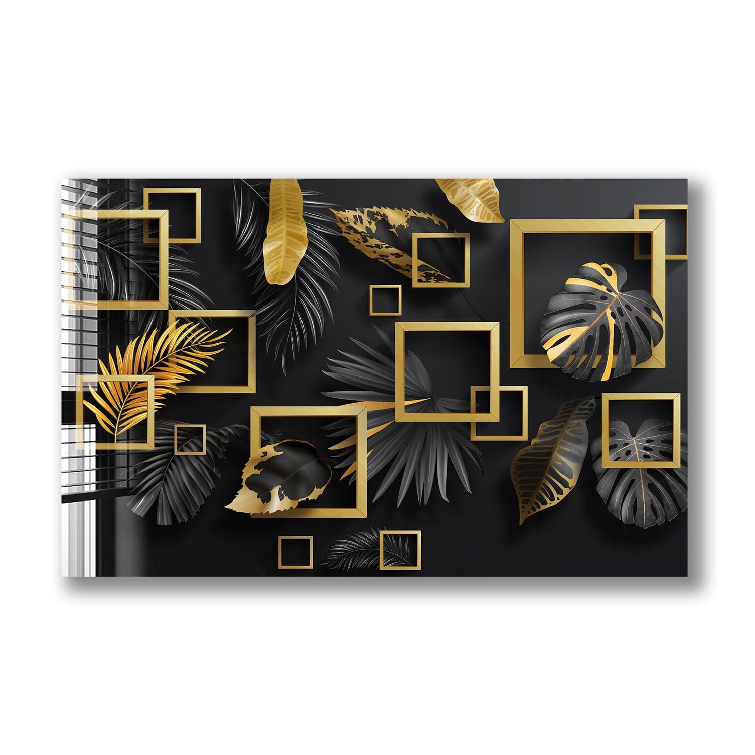 Artronauts Glass Print Plants Square