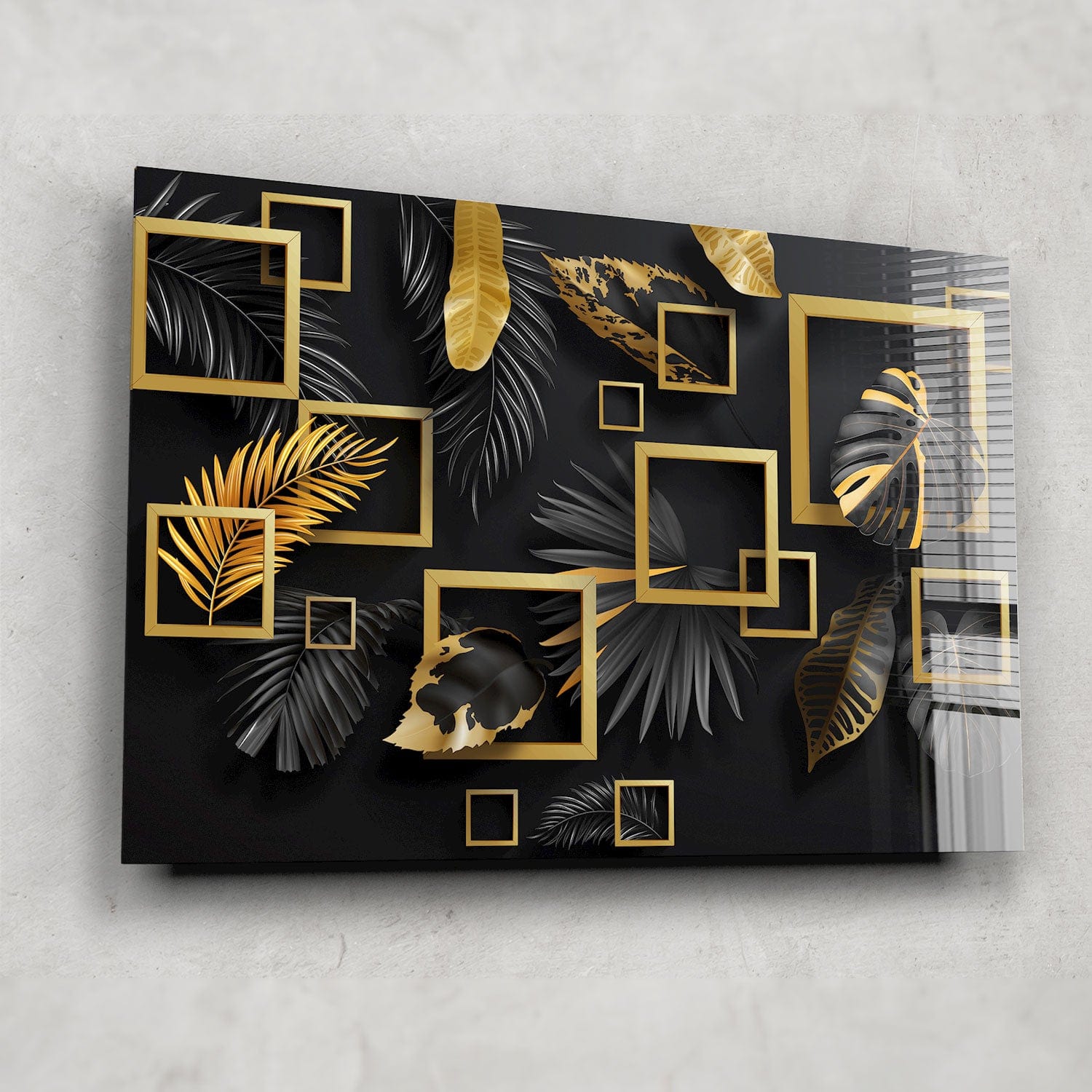 Artronauts Glass Print Plants Square