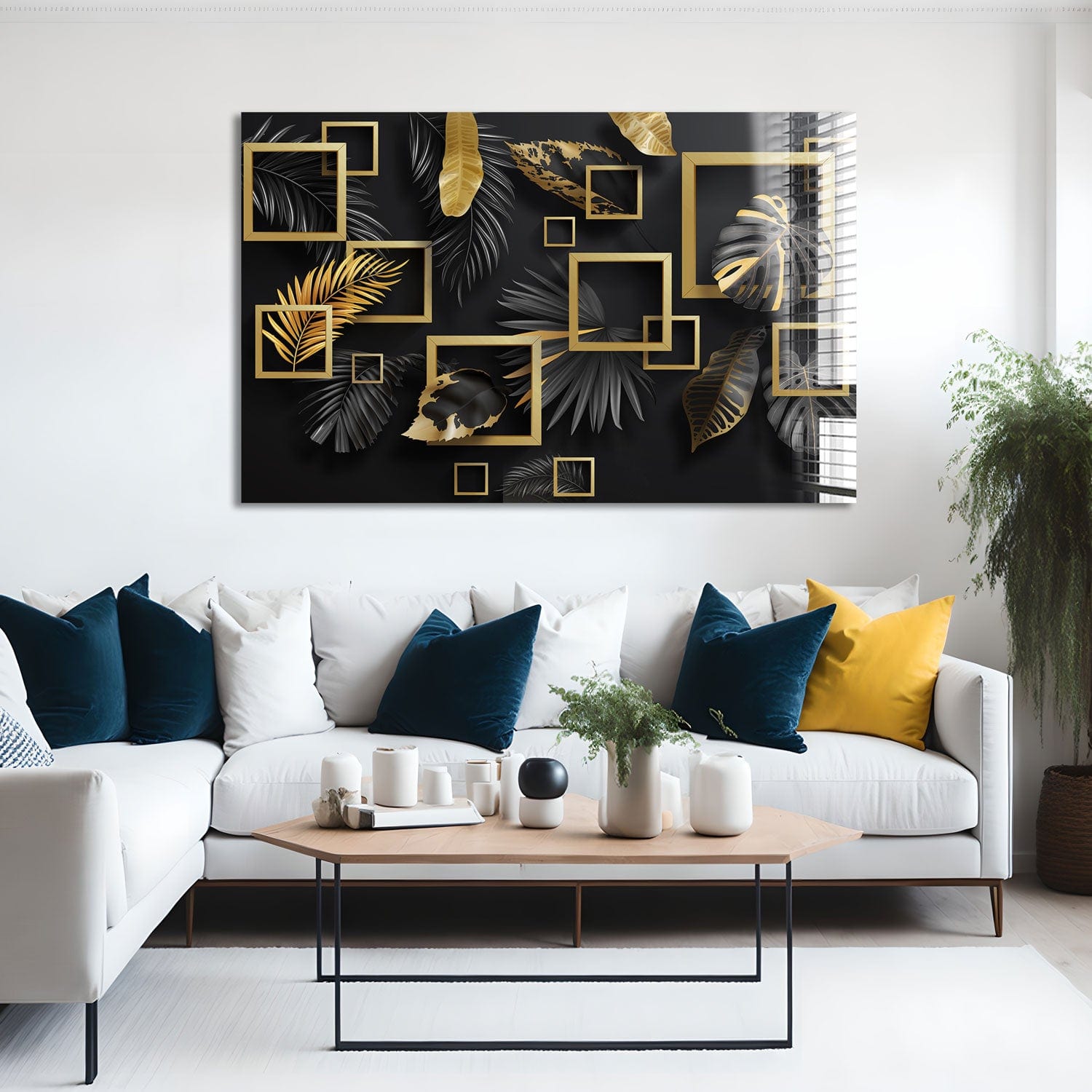 Artronauts Glass Print Plants Square