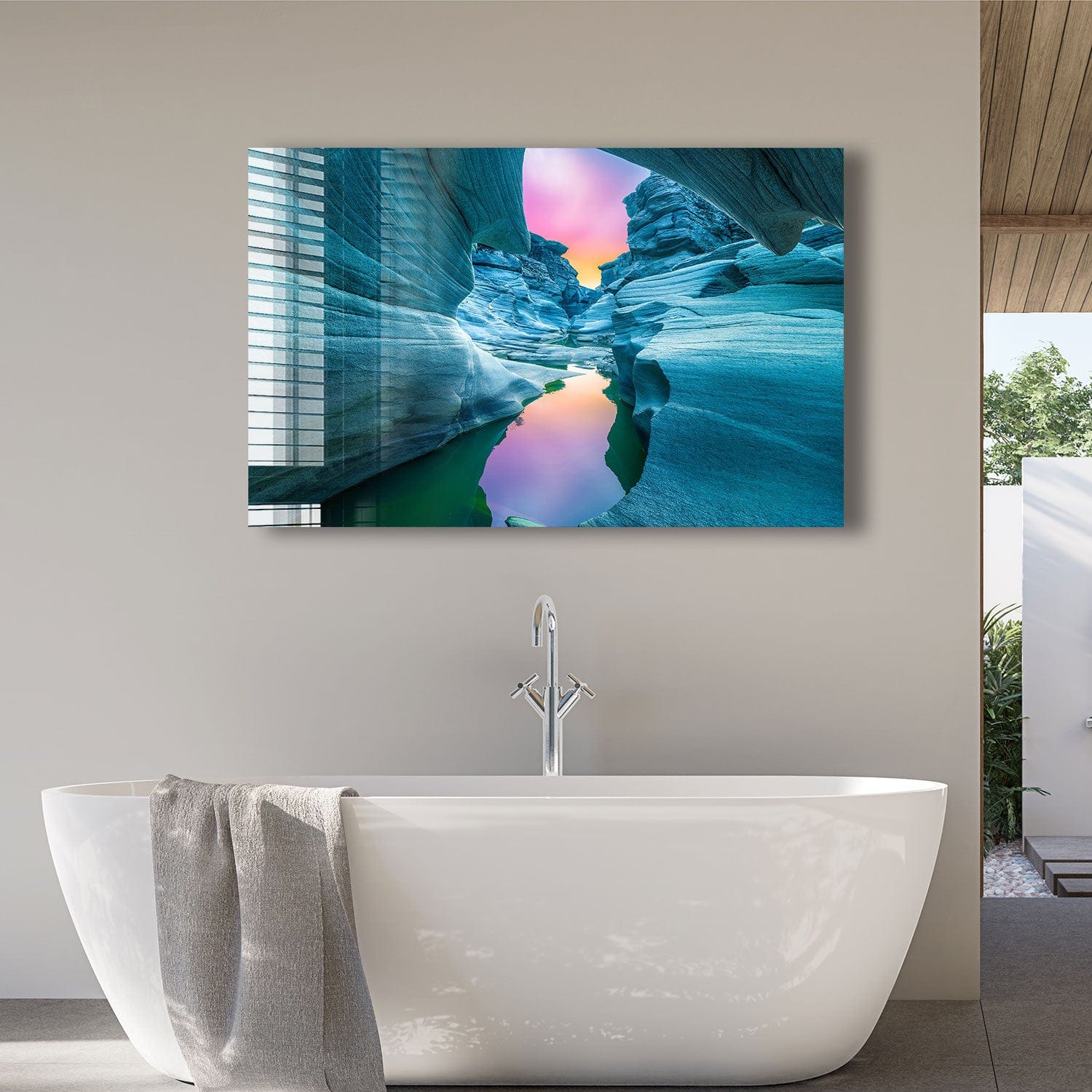 Artronauts Glass Print Tasyaran Valley