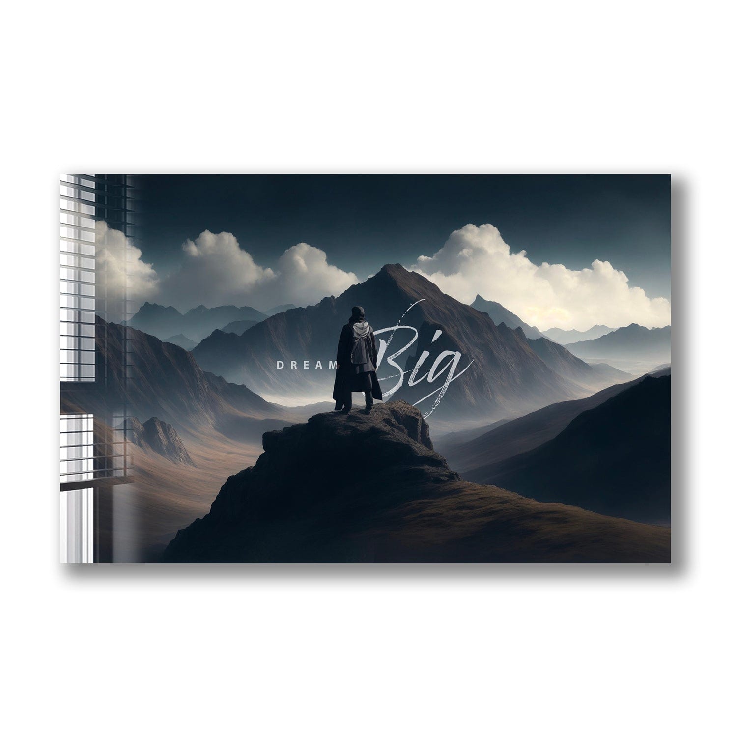 Artronauts Glass Print Dream Big