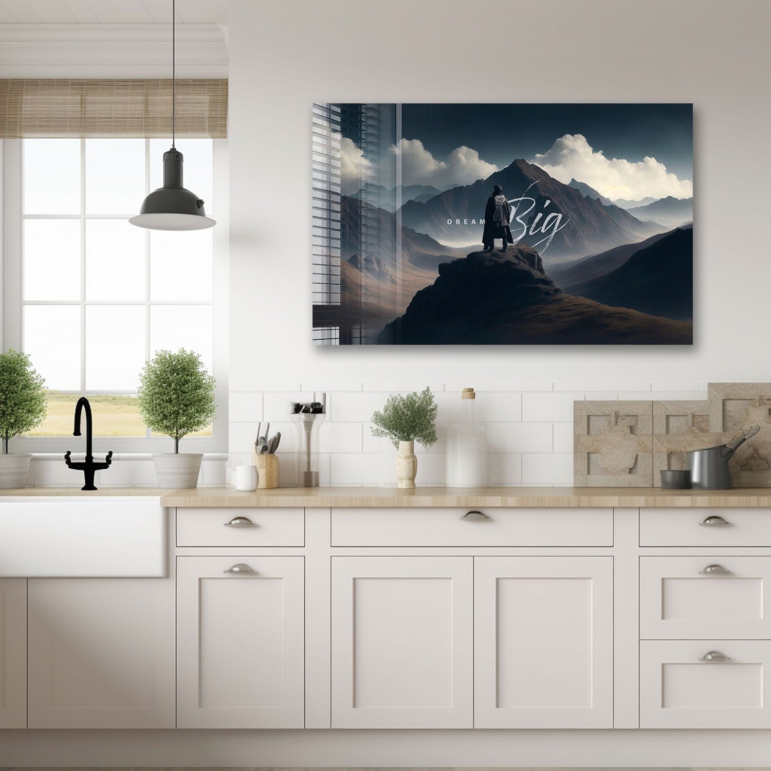 Artronauts Glass Print Dream Big