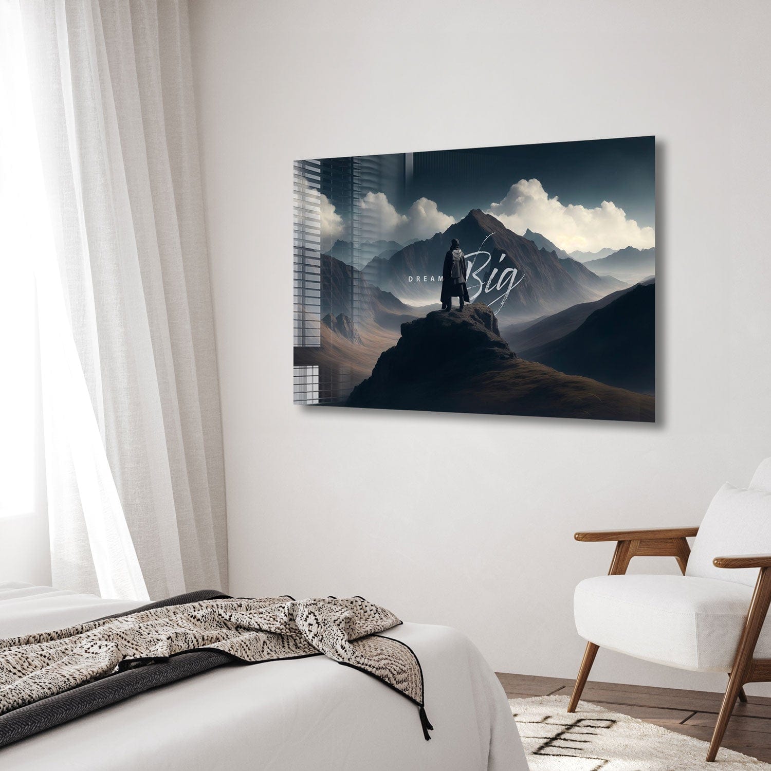 Artronauts Glass Print 110x70 Dream Big