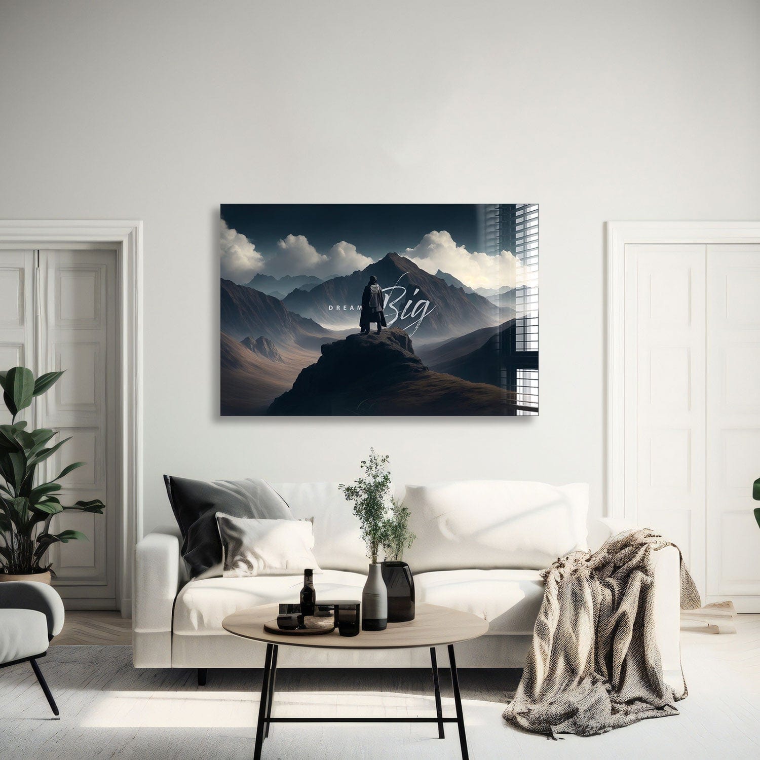 Artronauts Glass Print 60x90 Dream Big