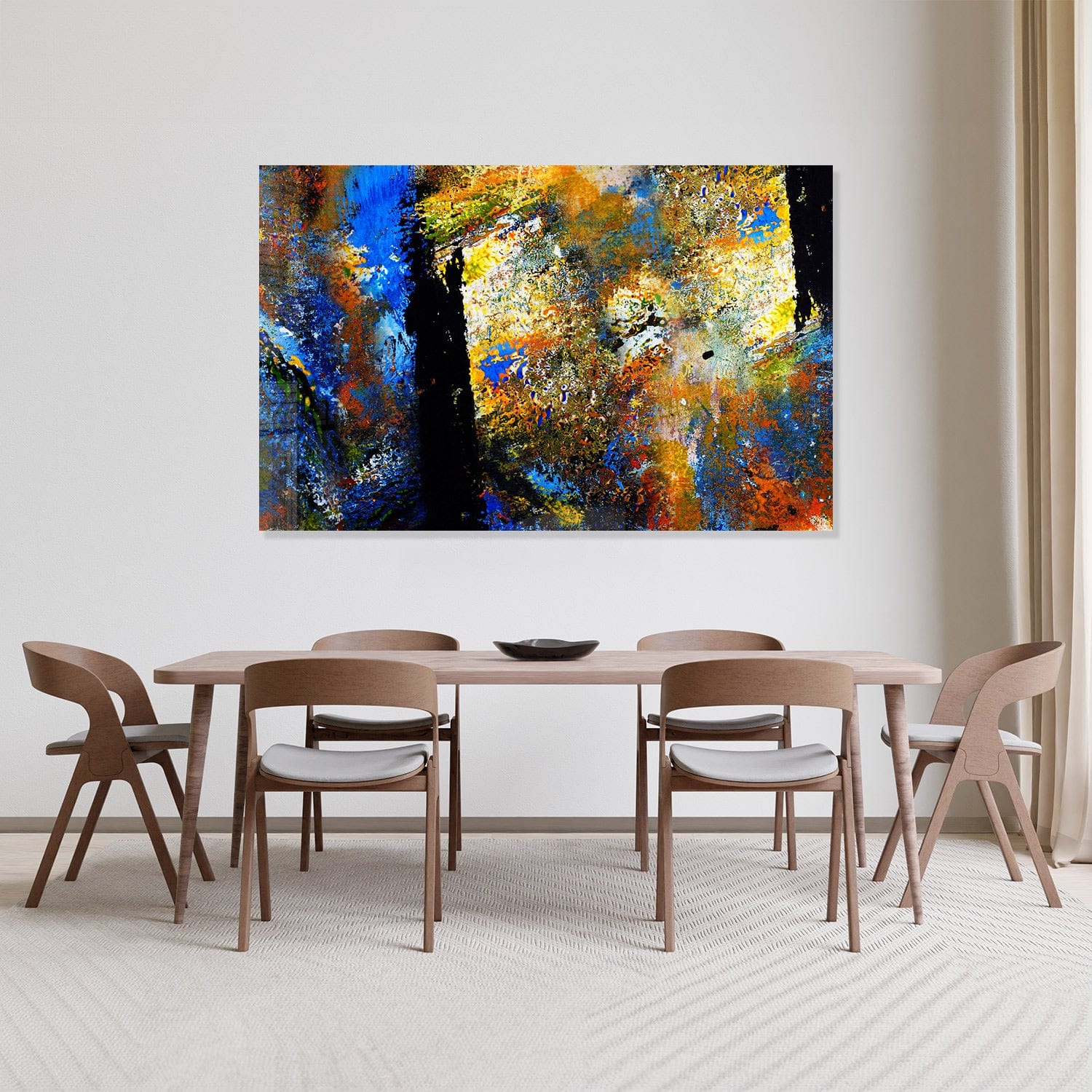 Artronauts Glass Print Abstract Face - Tempered Glass Wall Art