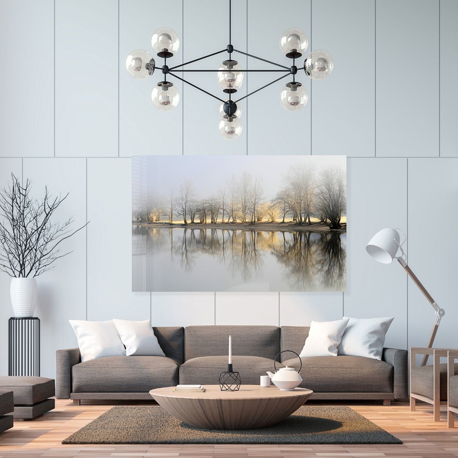 Artronauts Glass Print The Reflection - Tempered Glass Wall Art