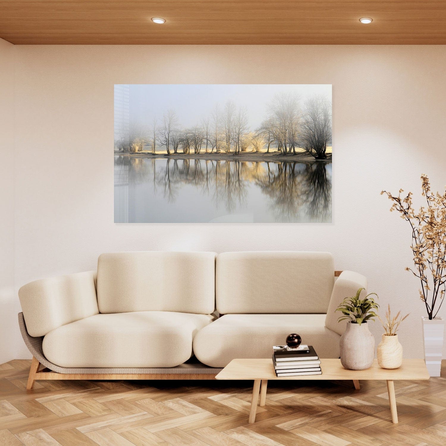 Artronauts Glass Print The Reflection - Tempered Glass Wall Art