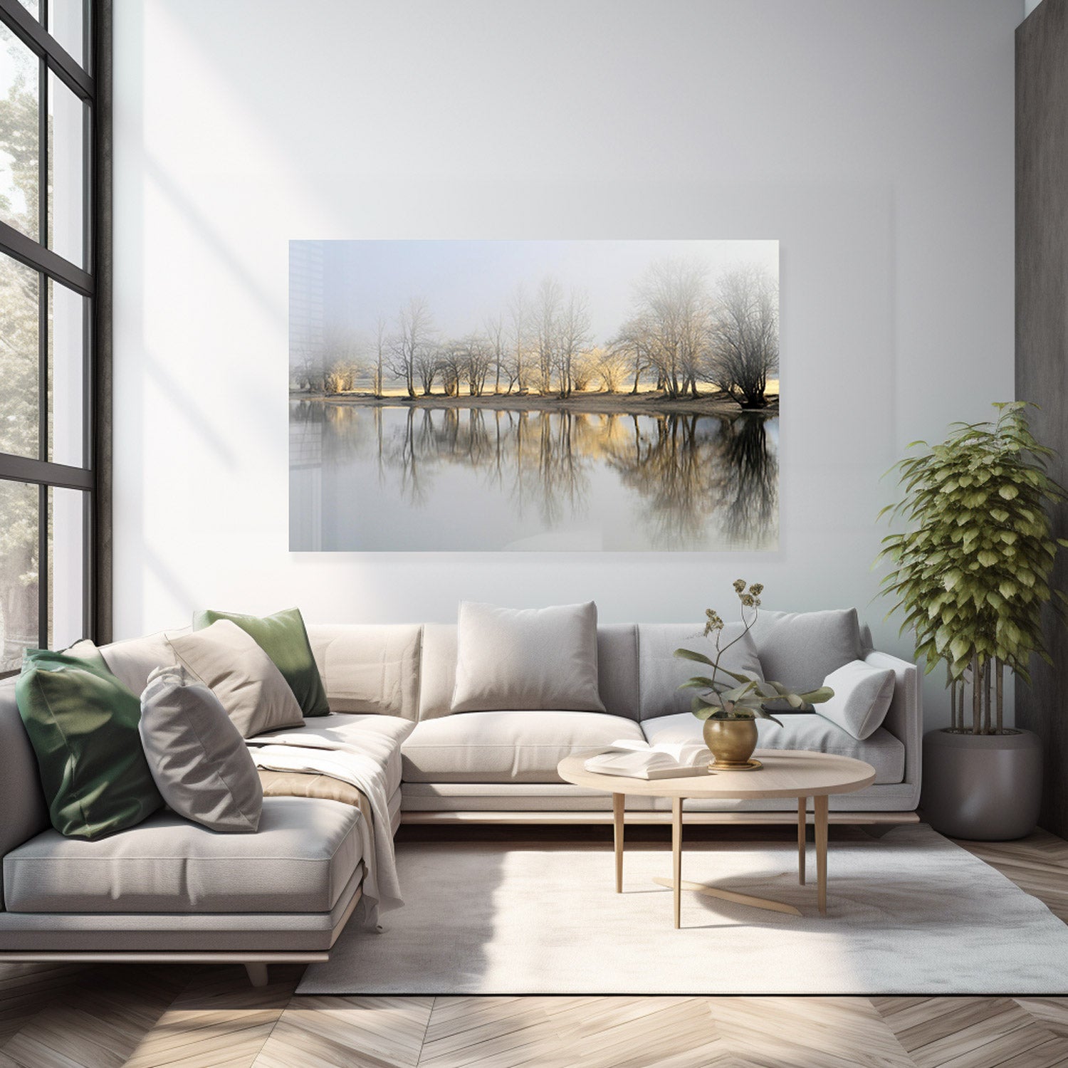 The Reflection - Tempered Glass Wall Art