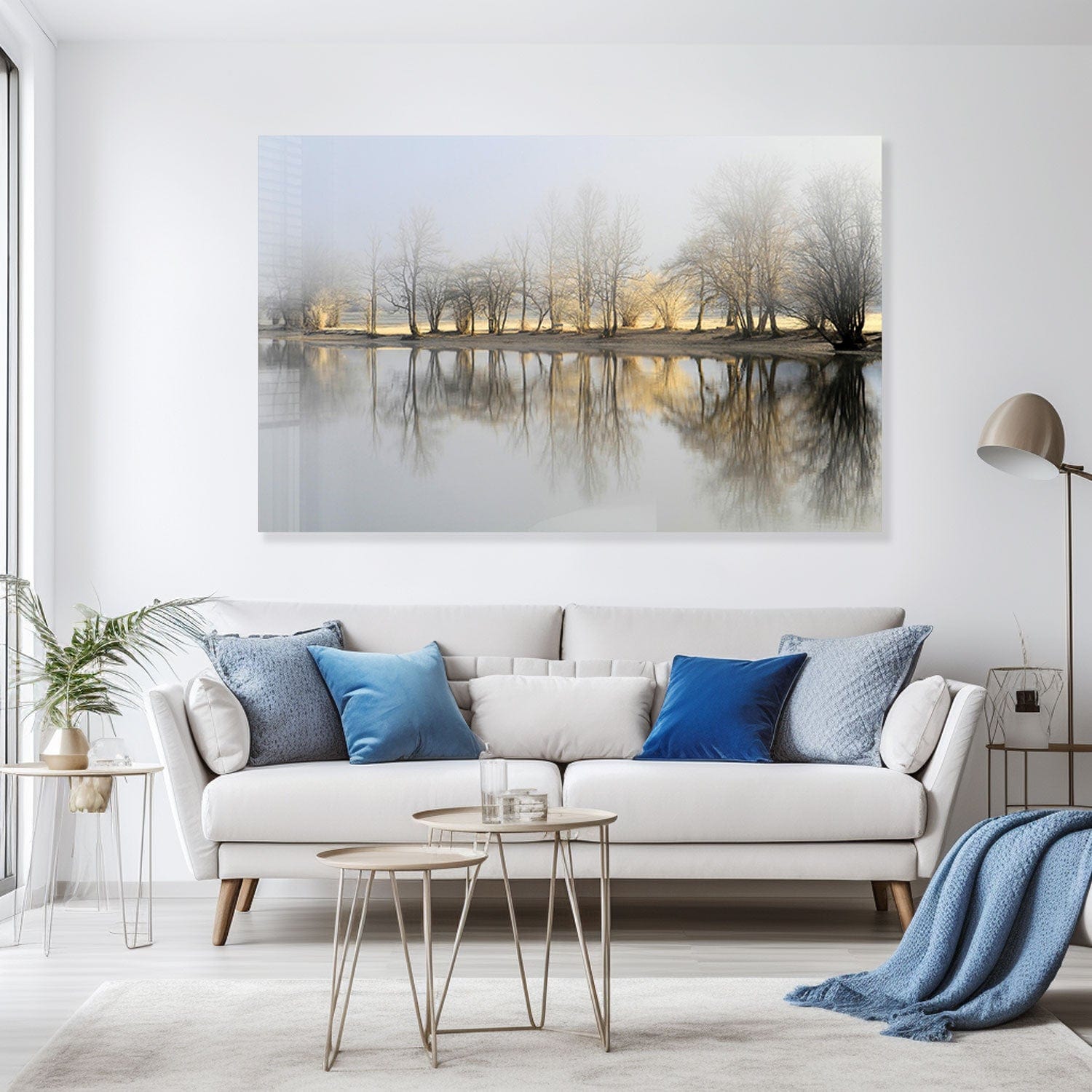 Artronauts Glass Print The Reflection - Tempered Glass Wall Art