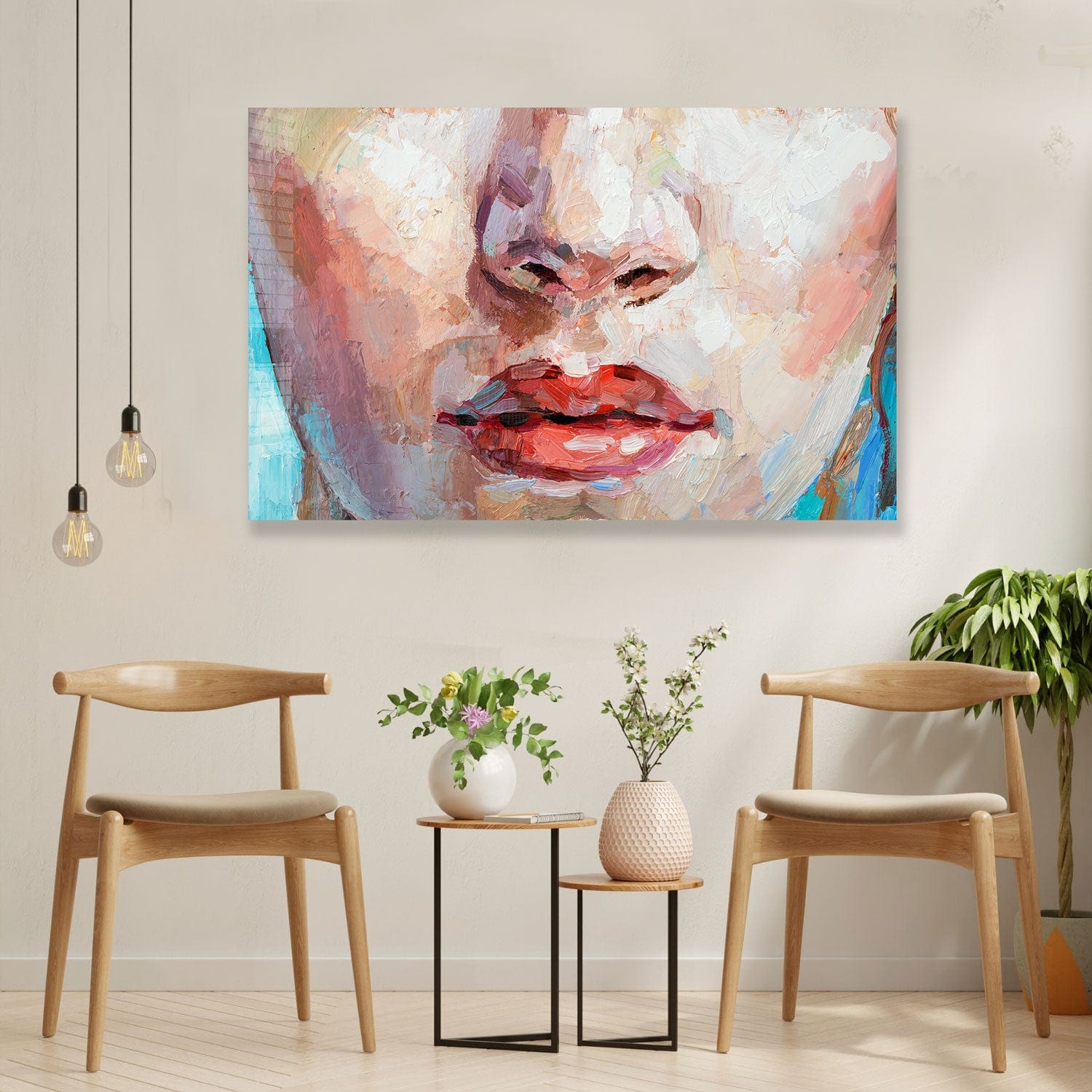 Artronauts Glass Print Painting of Innocence - Tempered Glass Wall Art