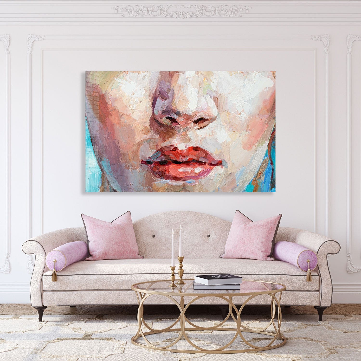 Artronauts Glass Print Painting of Innocence - Tempered Glass Wall Art