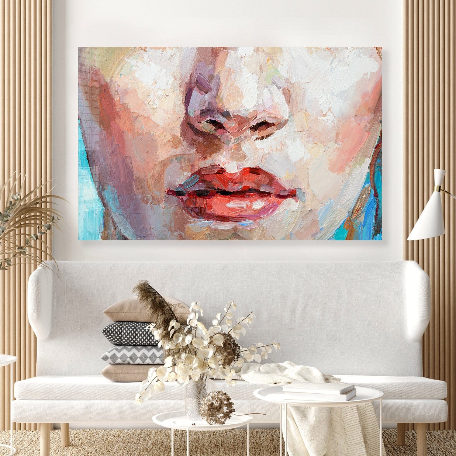 Artronauts Glass Print Painting of Innocence - Tempered Glass Wall Art