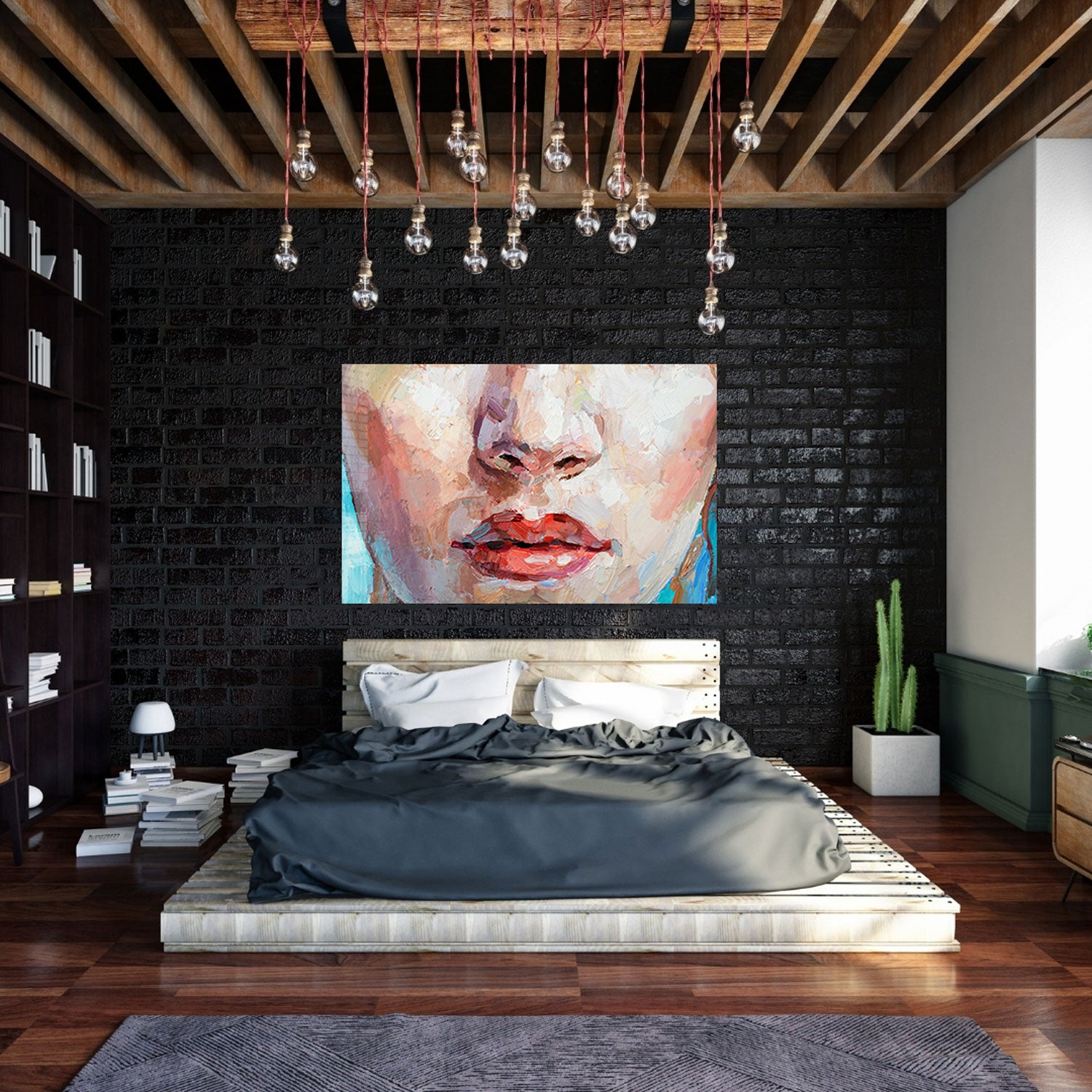 Painting of Innocence - Tempered Glass Wall Art