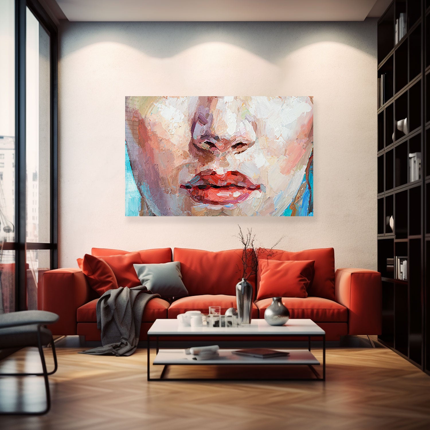 Painting of Innocence - Tempered Glass Wall Art