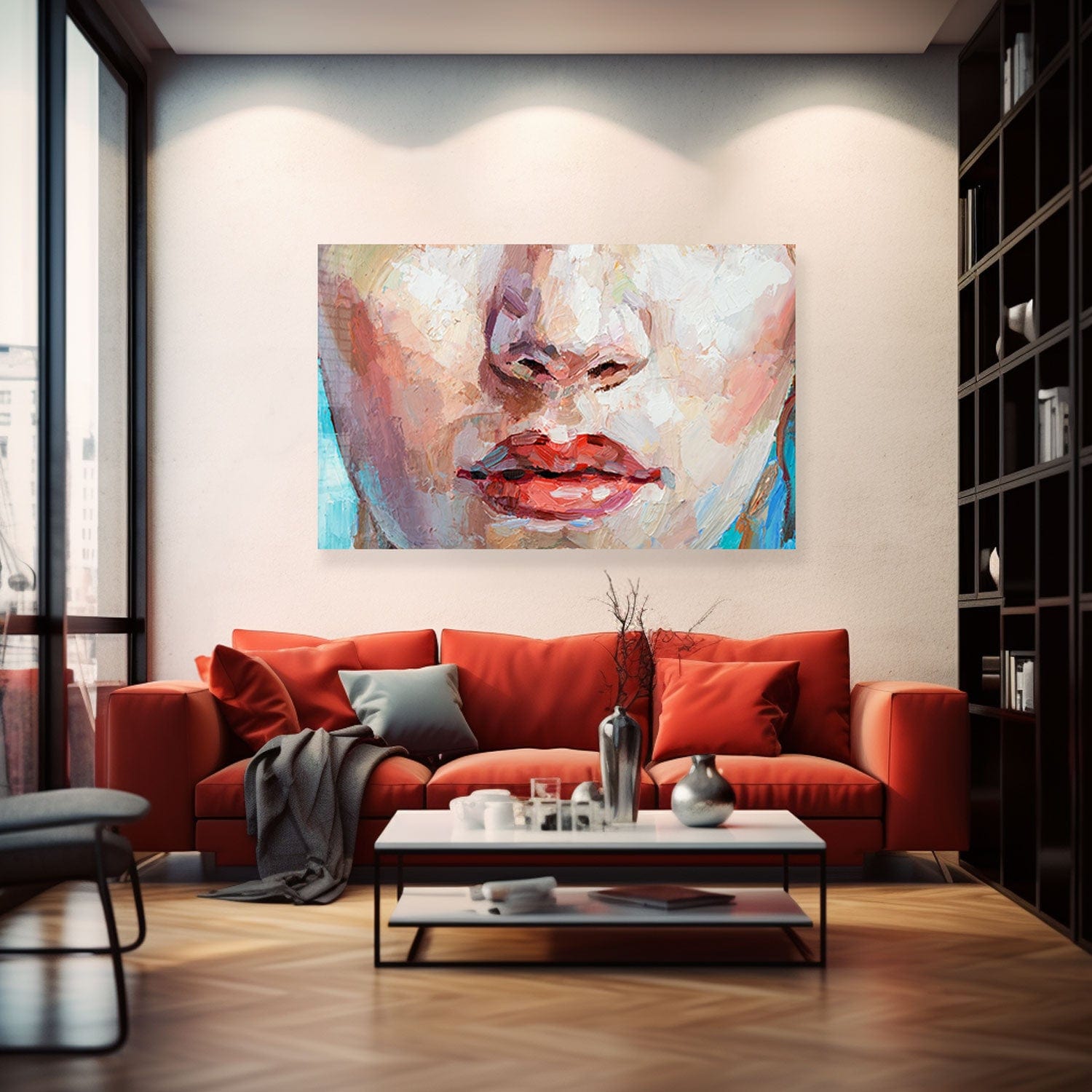 Artronauts Glass Print Painting of Innocence - Tempered Glass Wall Art