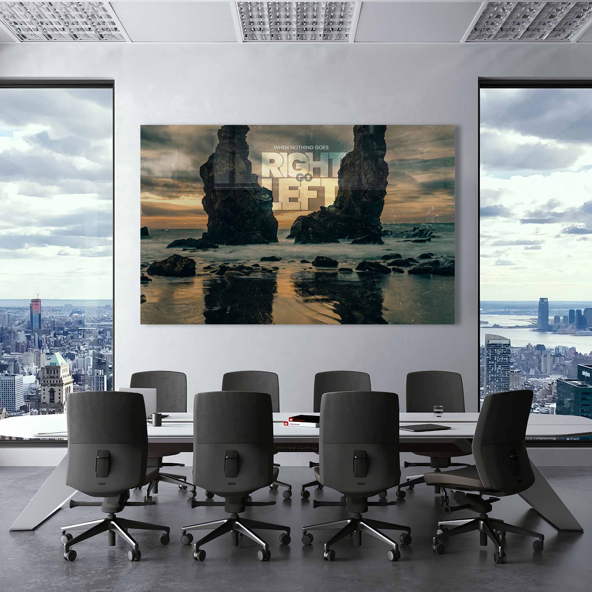 Artronauts Glass Print Right or Left - Tempered Glass Wall Art