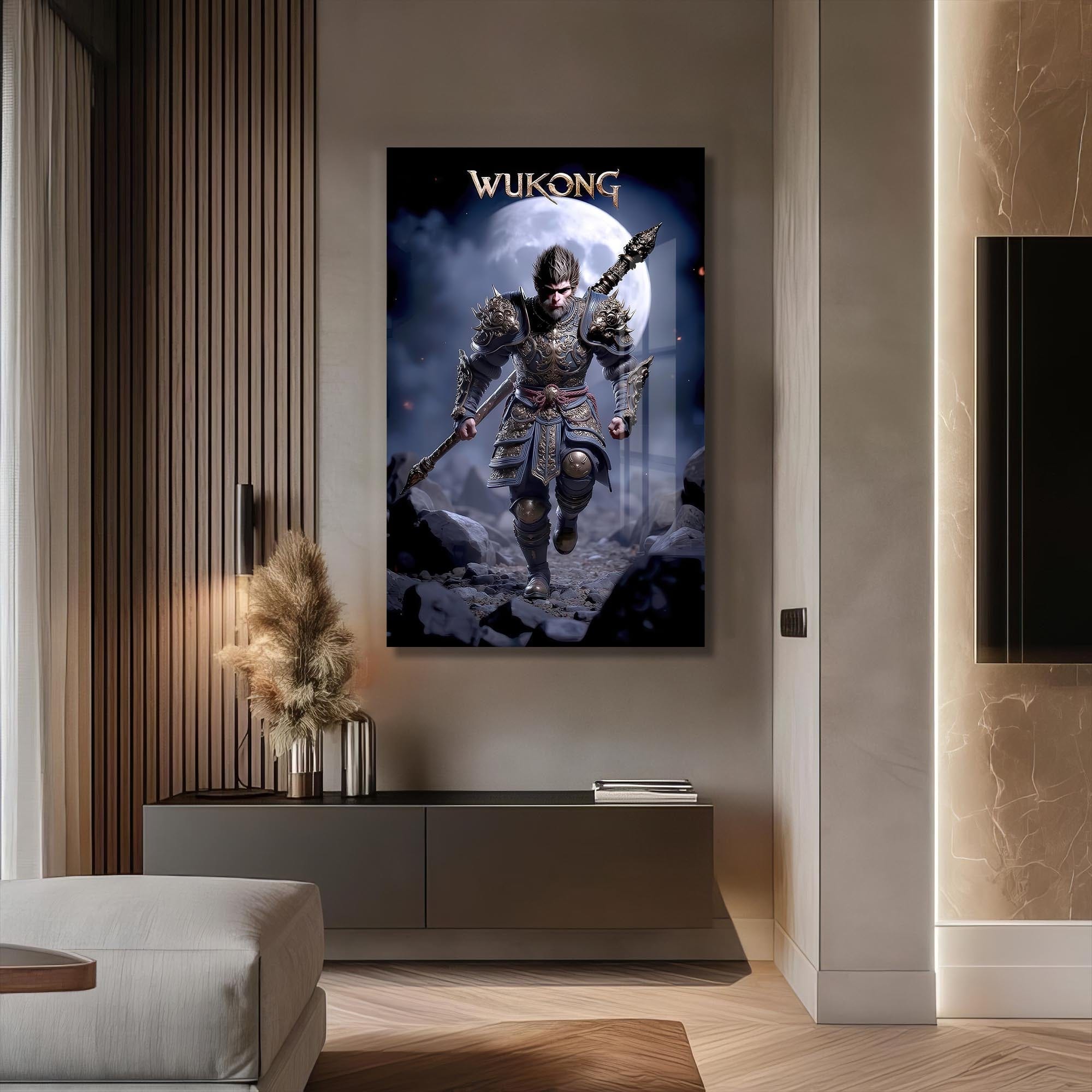 Artronauts Glass Print Wukong Ascendant-Tempered Glass Wall Art