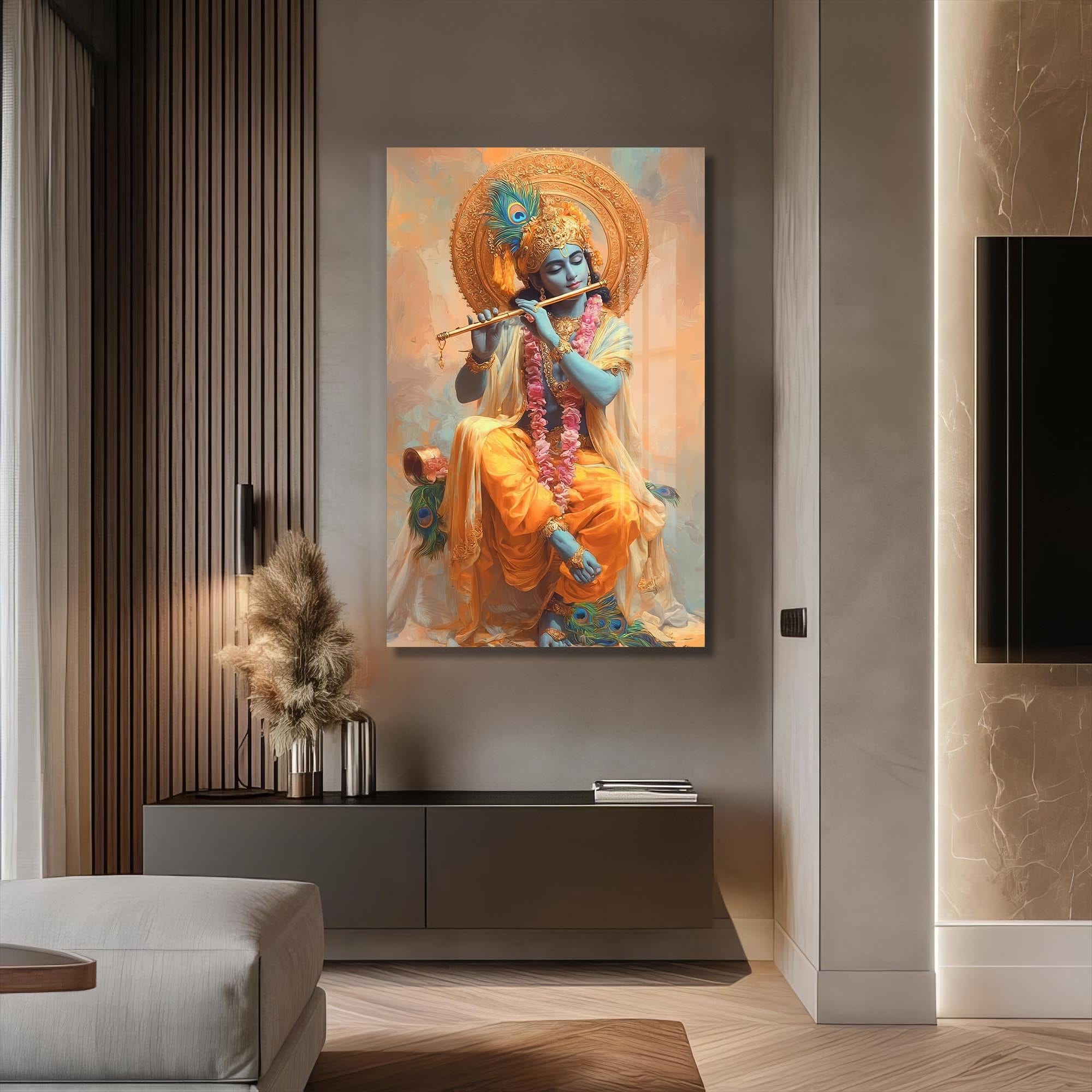 Artronauts Glass Print Eternal Tandava- Hinduism Tempered Glass Wall Art