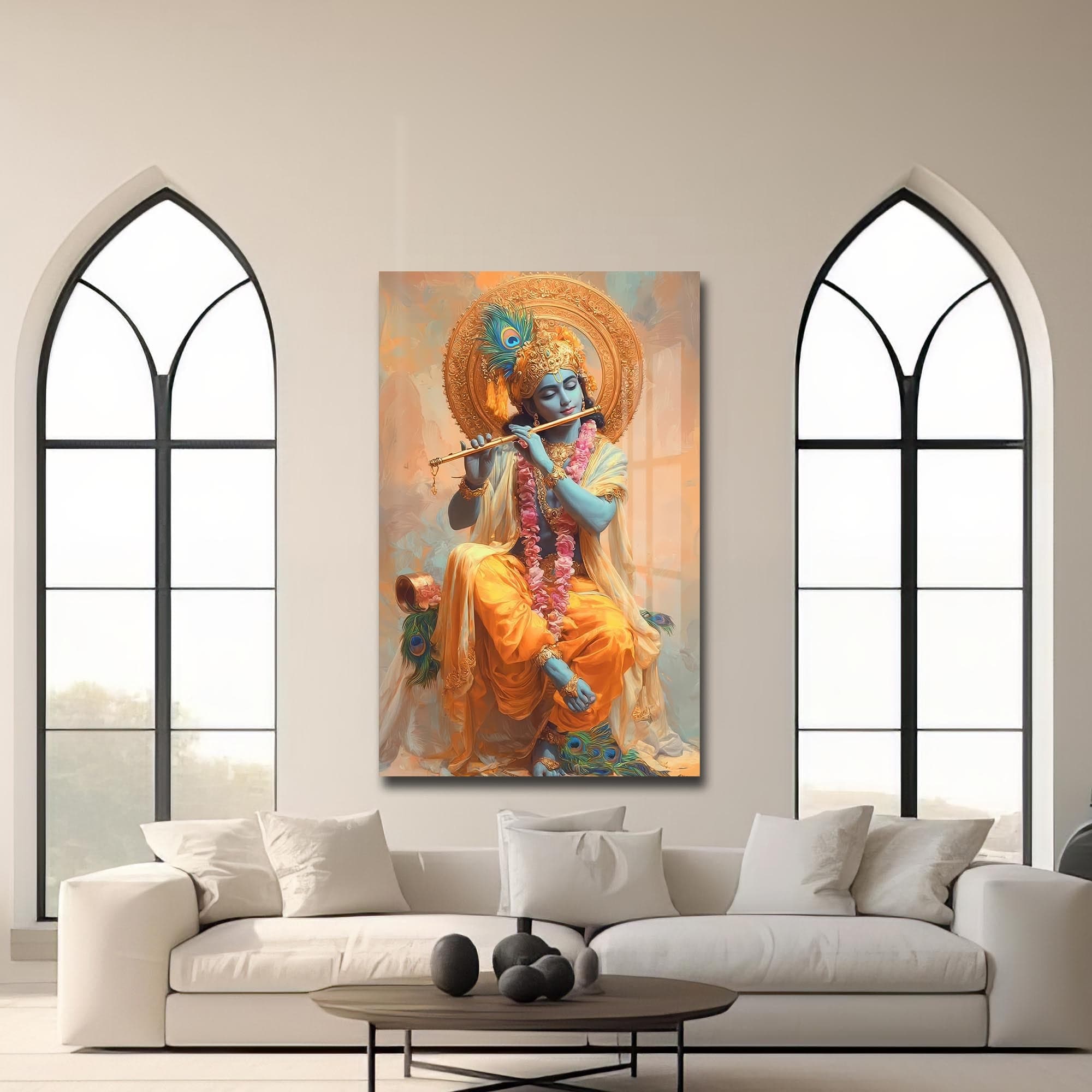Artronauts Glass Print Eternal Tandava- Hinduism Tempered Glass Wall Art
