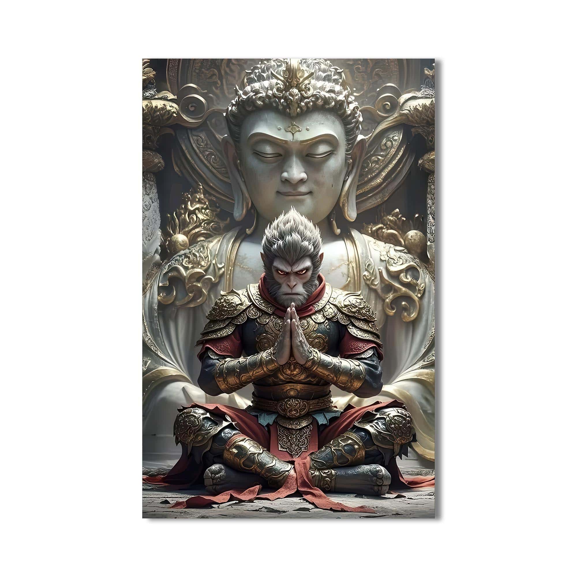 Artronauts Glass Print Silent Devotion-Tempered Glass Wall Art