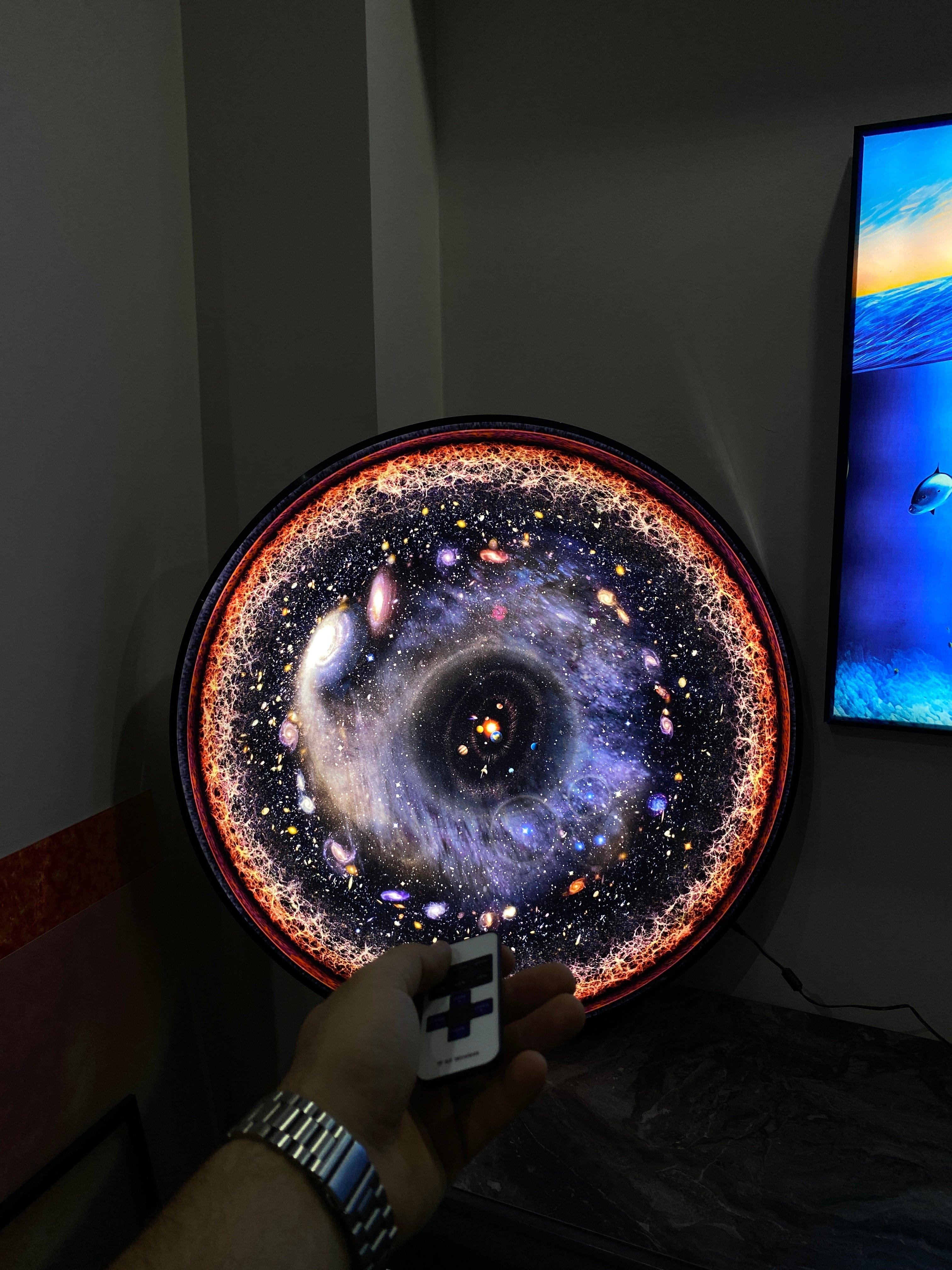 Artronauts Glass Print Everything. - Backlit Tempered Glass Wall Art