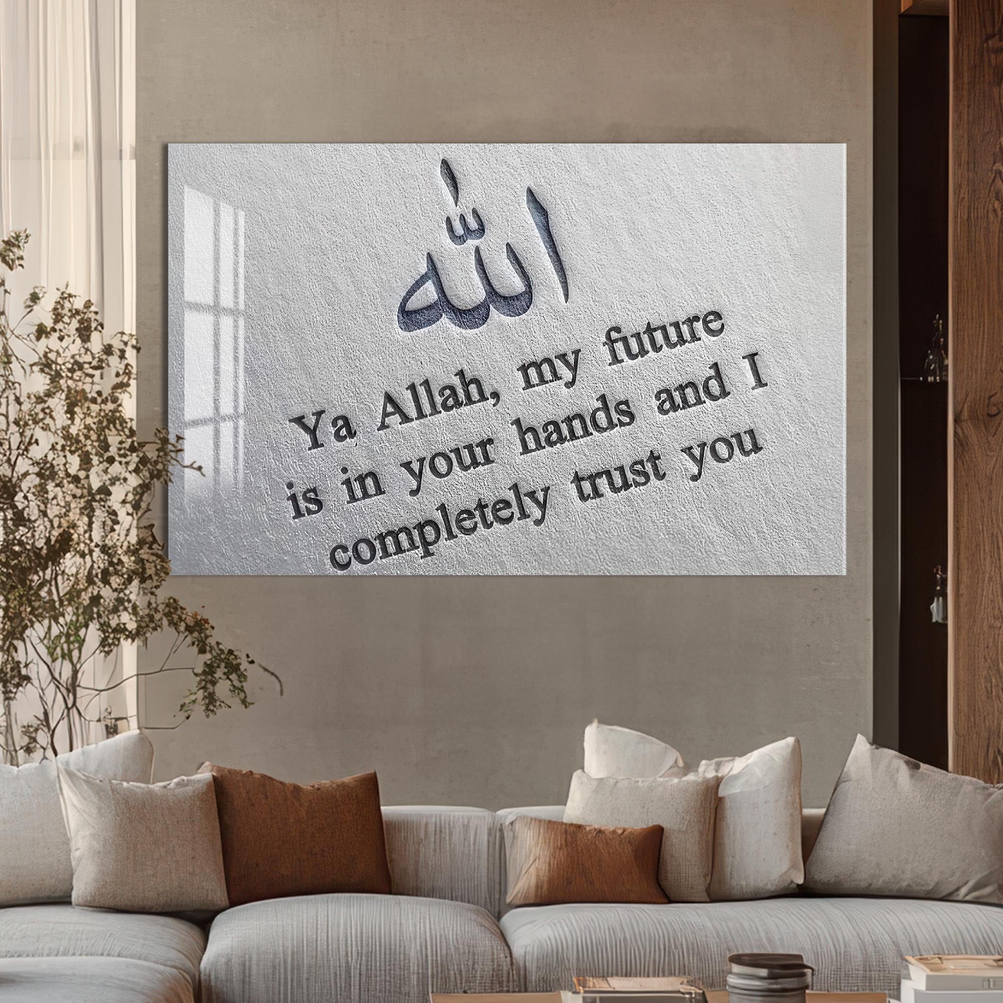 Artronauts Glass Print Bound to Faith- Islamic Tempered Glass Wall Art