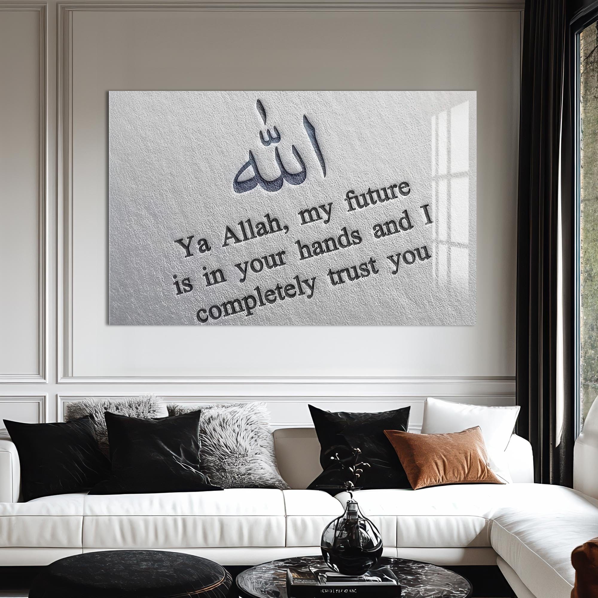 Artronauts Glass Print Bound to Faith- Islamic Tempered Glass Wall Art