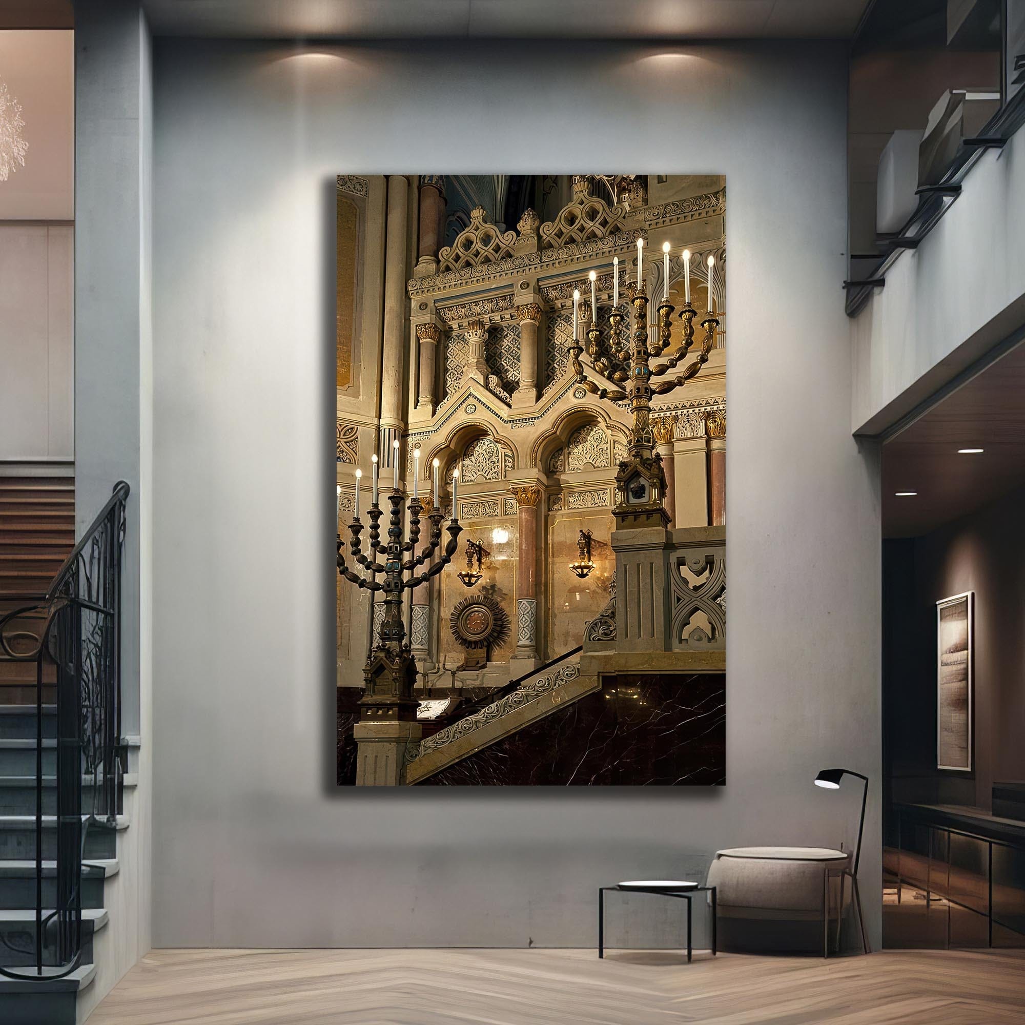 Artronauts Glass Print Sanctuary Light- Judaism Tempered Glass Wall Art
