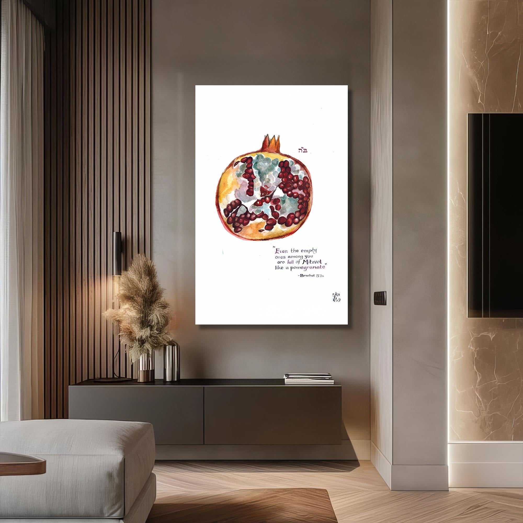 Artronauts Glass Print Seeds of Promise- Judaism Tempered Glass Wall Art