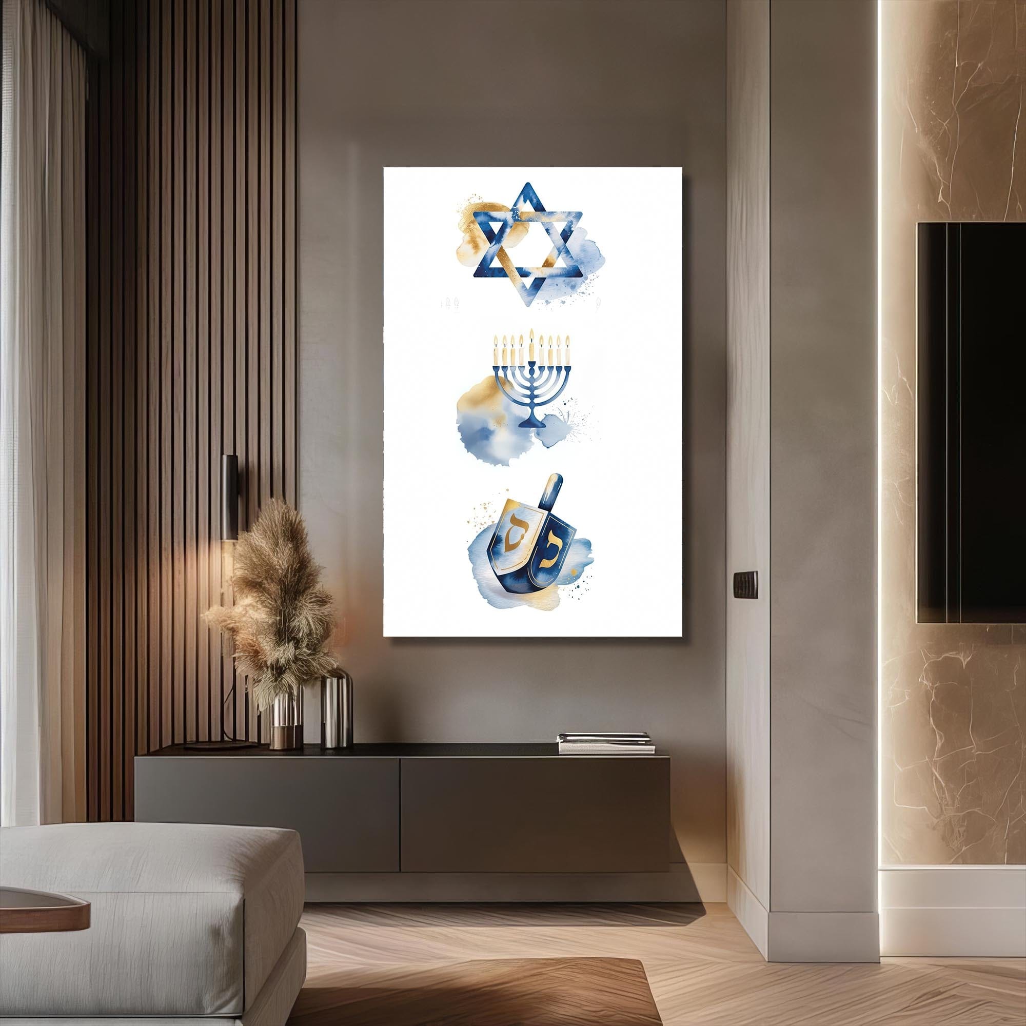 Artronauts Glass Print Sacred Symbols- Judaism Tempered Glass Wall Art