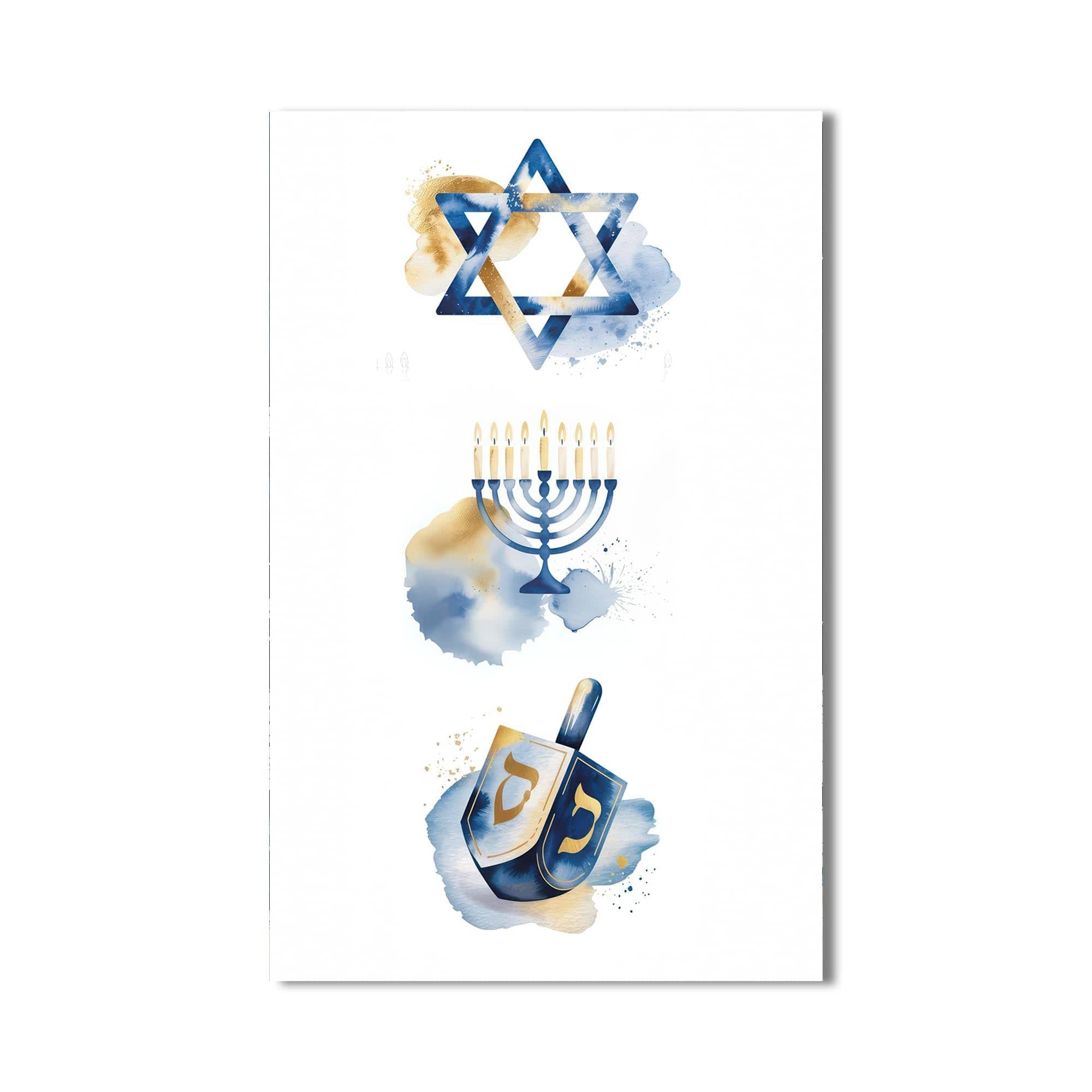 Artronauts Glass Print Sacred Symbols- Judaism Tempered Glass Wall Art