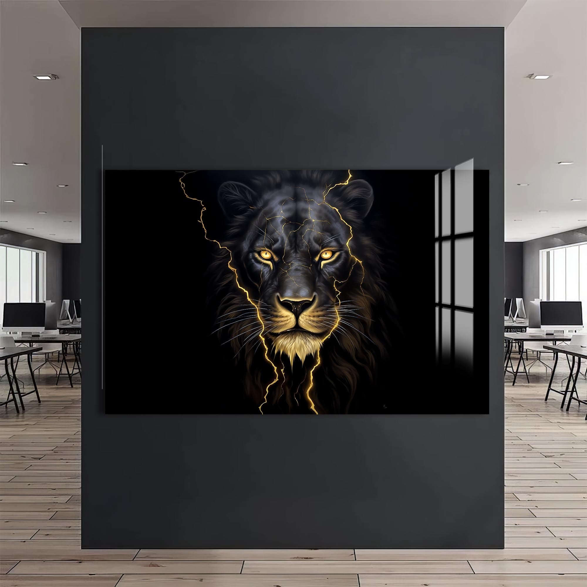 Artronauts Glass Print Storm King – Animal Tempered Glass Wall Art