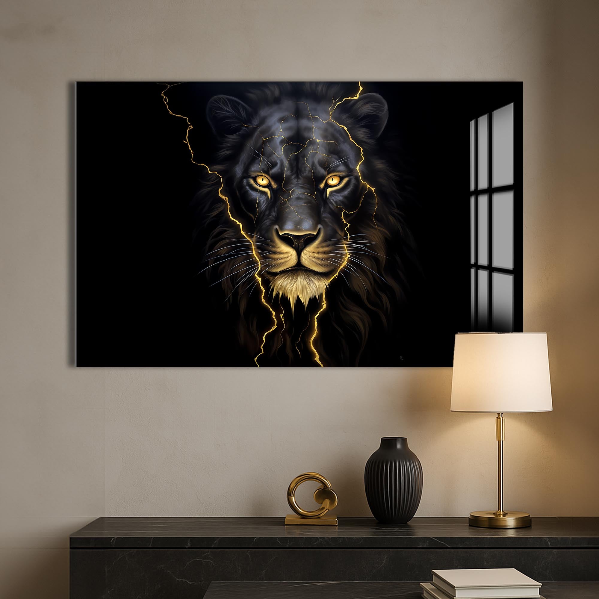 Storm King – Animal Tempered Glass Wall Art