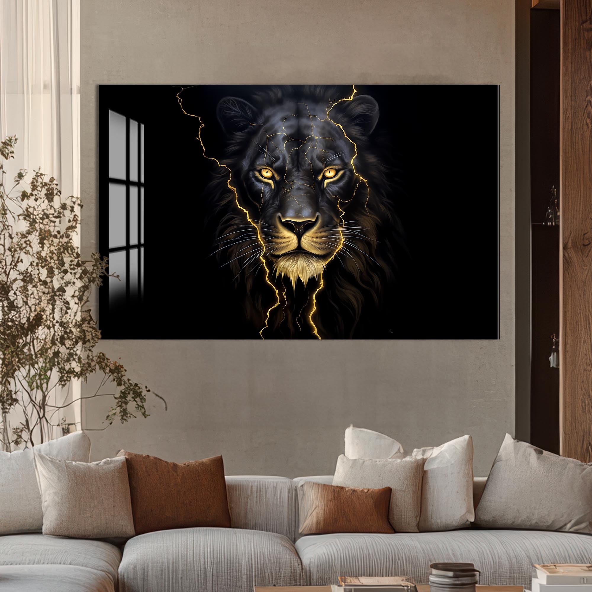 Storm King – Animal Tempered Glass Wall Art