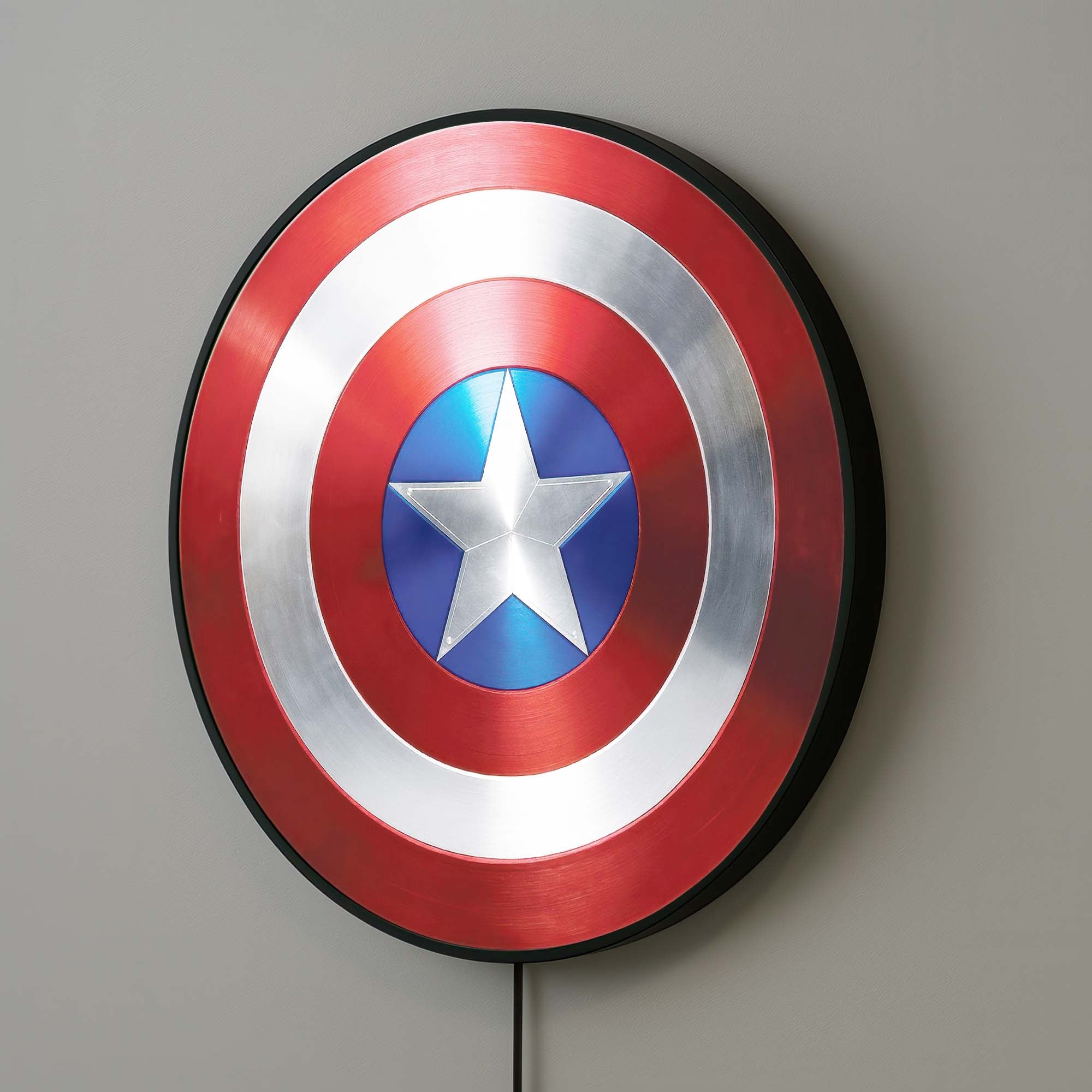 Shield - Backlit Tempered Glass Wall Art