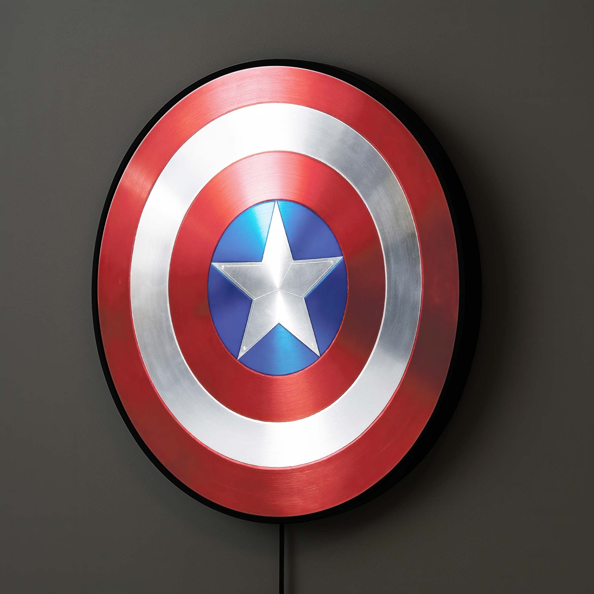 Shield - Backlit Tempered Glass Wall Art
