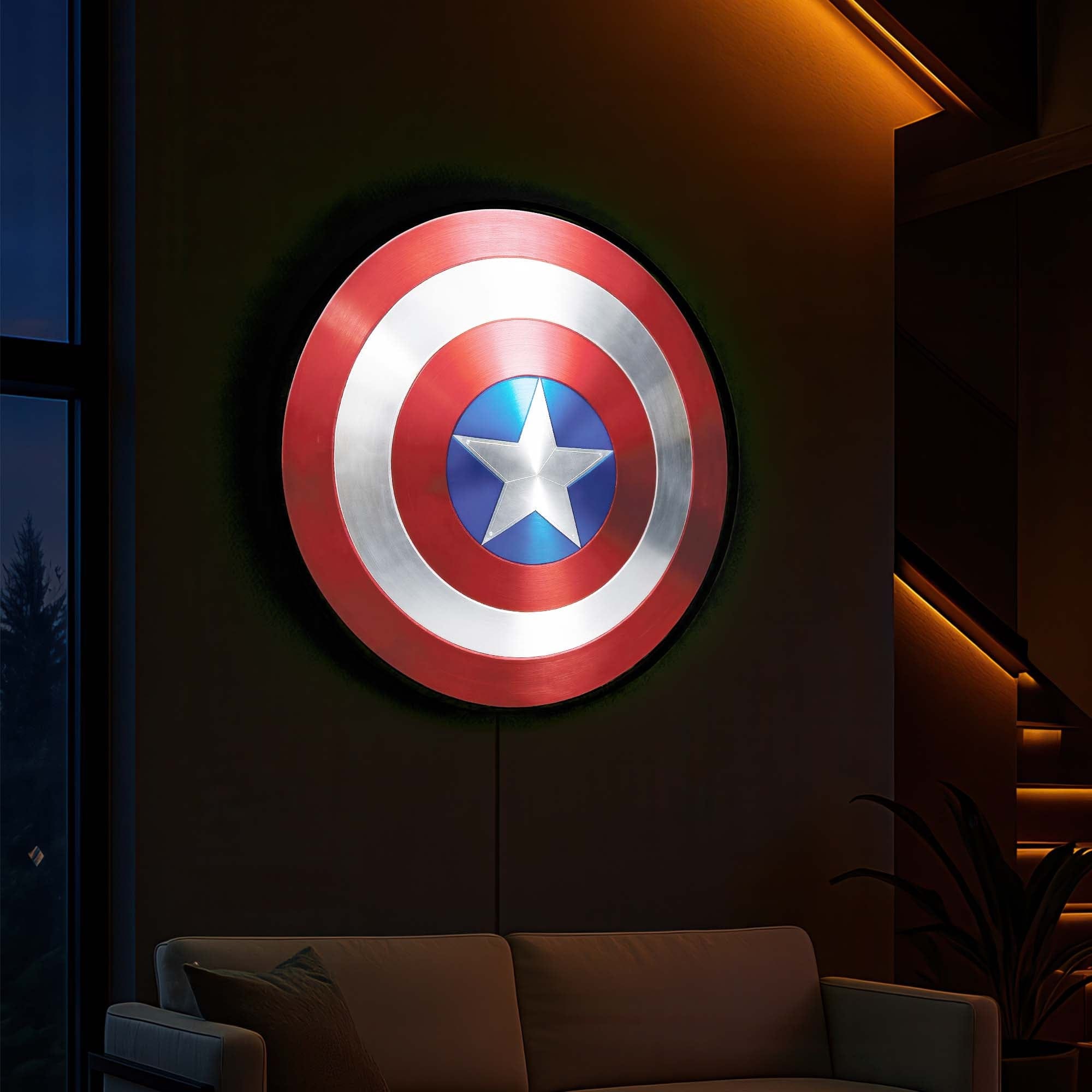 Artronauts Glass Print Shield - Backlit Tempered Glass Wall Art