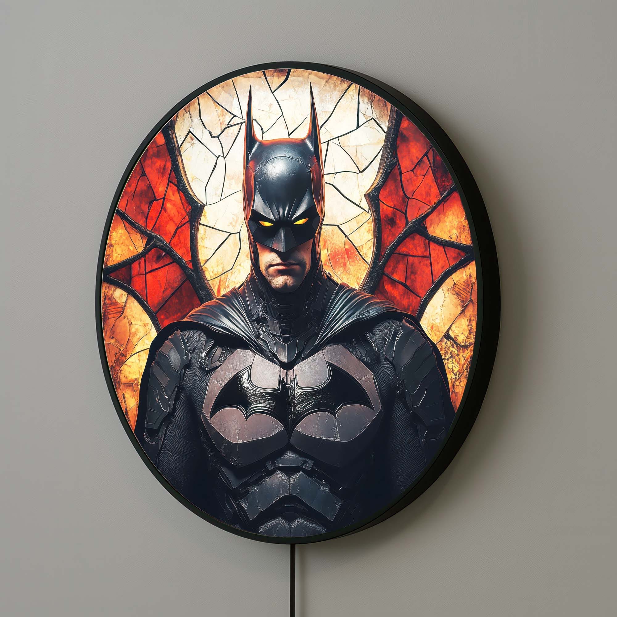 Artronauts Glass Print Shadow Guardian - Backlit Tempered Glass Wall Art