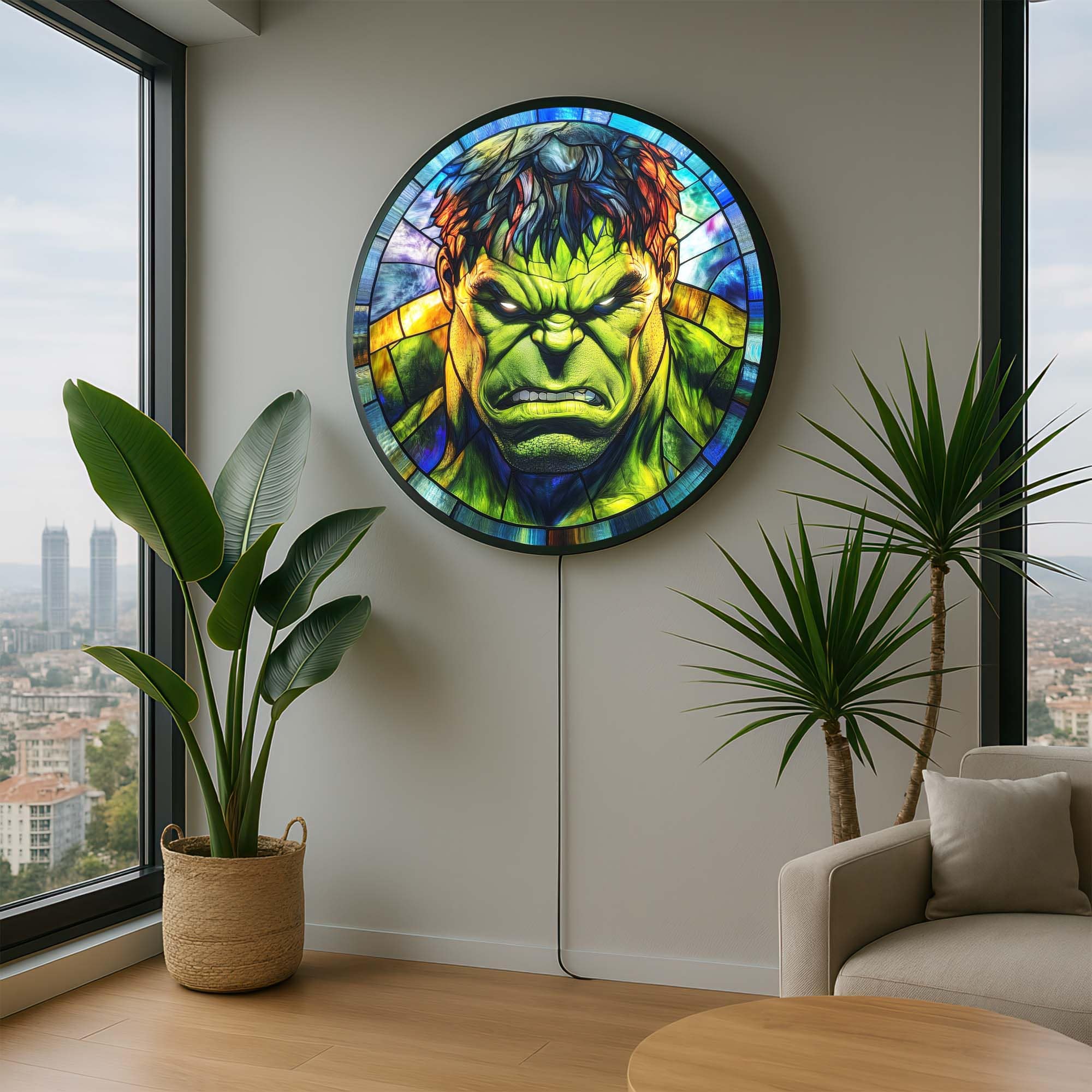 Artronauts Glass Print Verdant Giant - Backlit Tempered Glass Wall Art